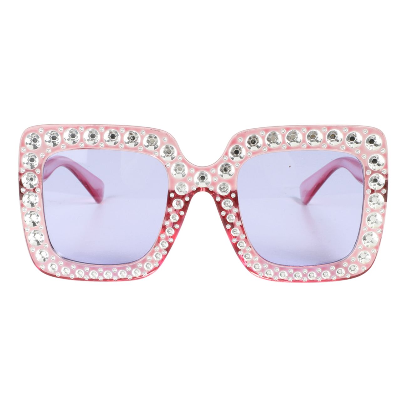 Glasögon Rosa med Strass