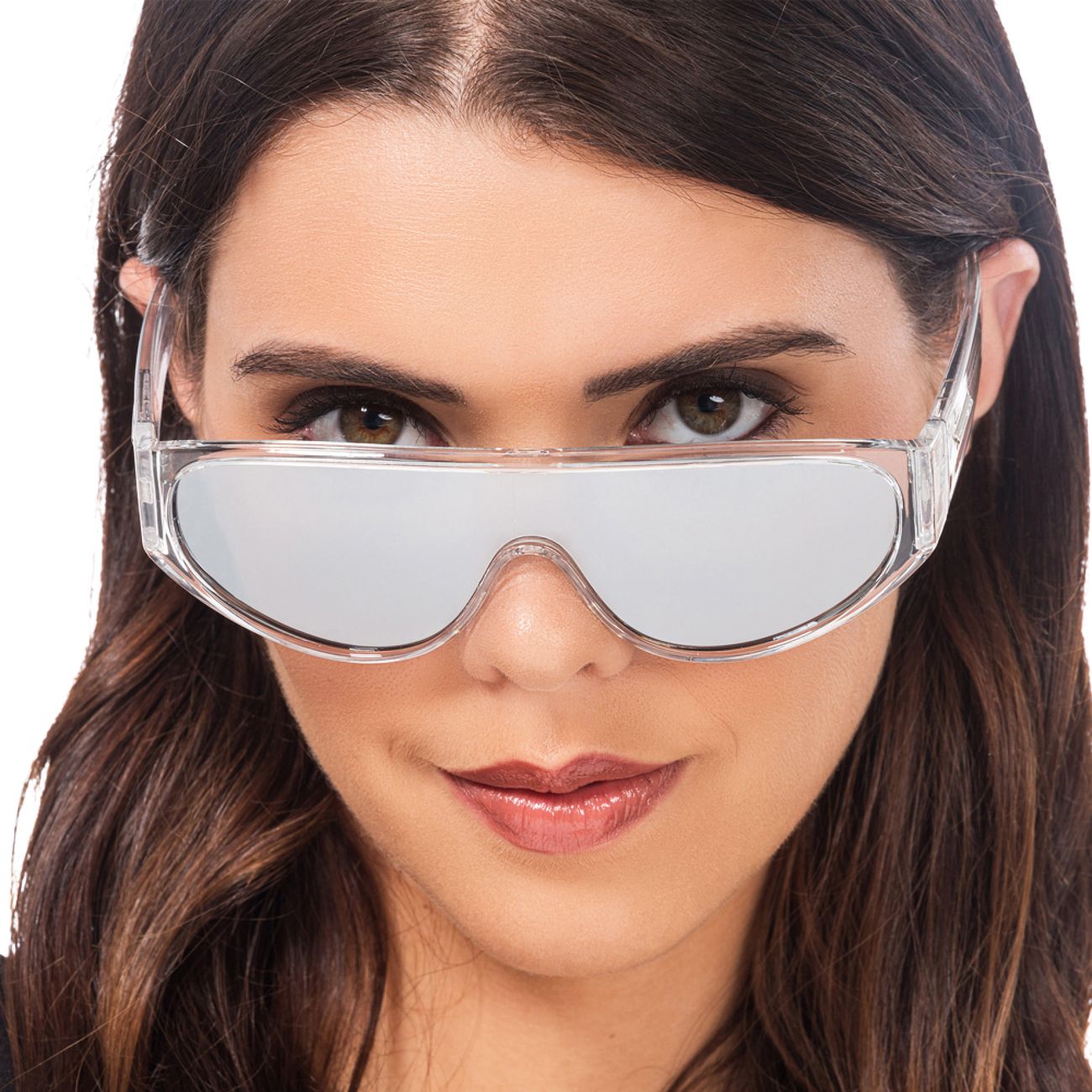 Glasögon Transparent med Spegelglas