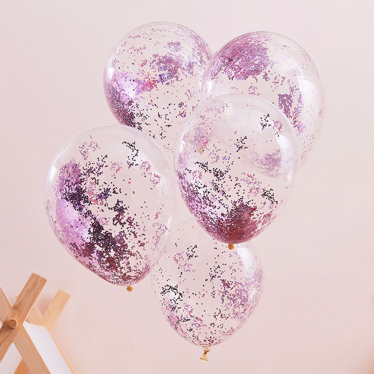 glitterballonger-rosatransparent-2