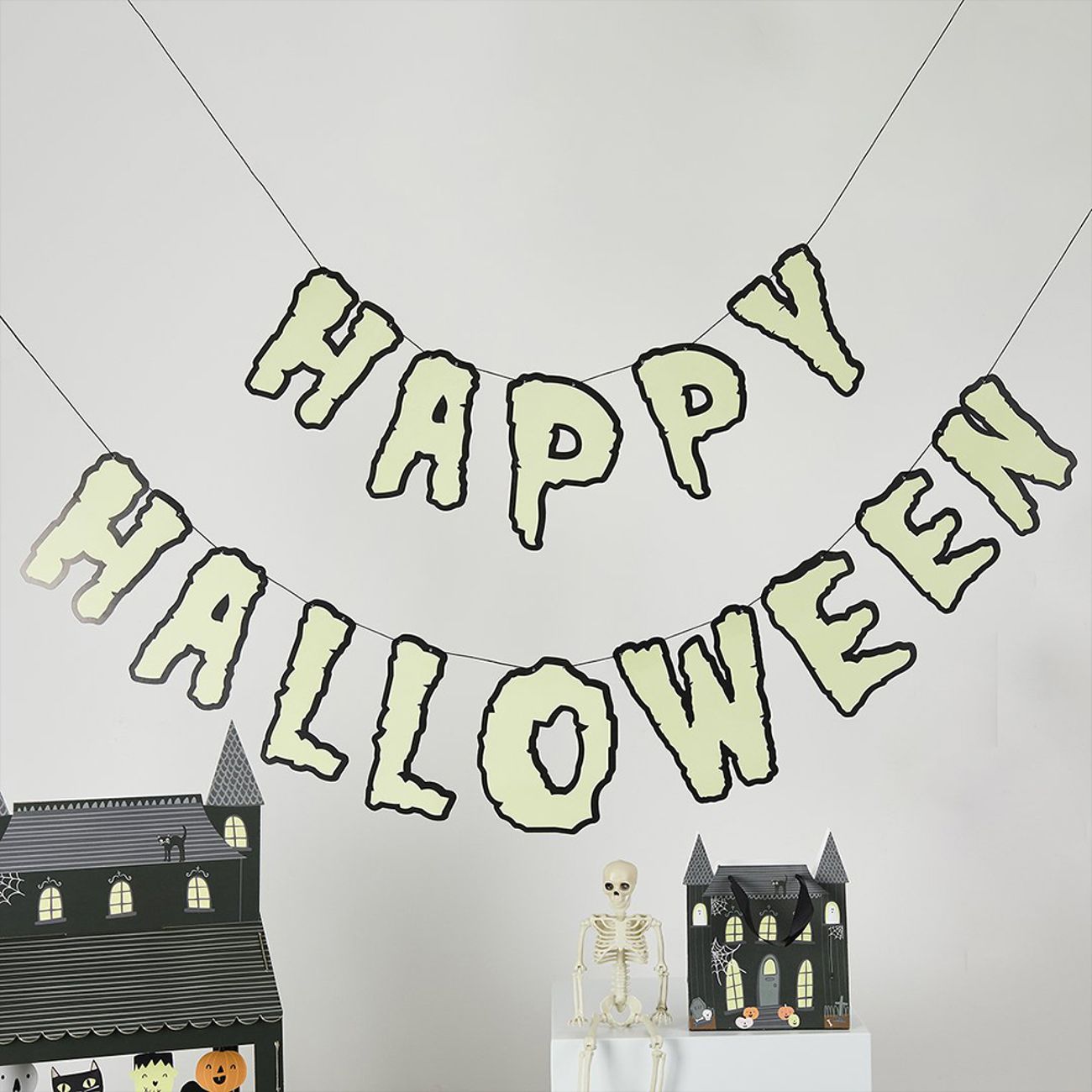 Glow In The Dark Happy Halloween Girlang
