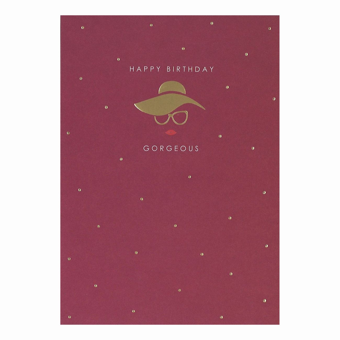 Gratulationskort Happy Birthday Gorgeous