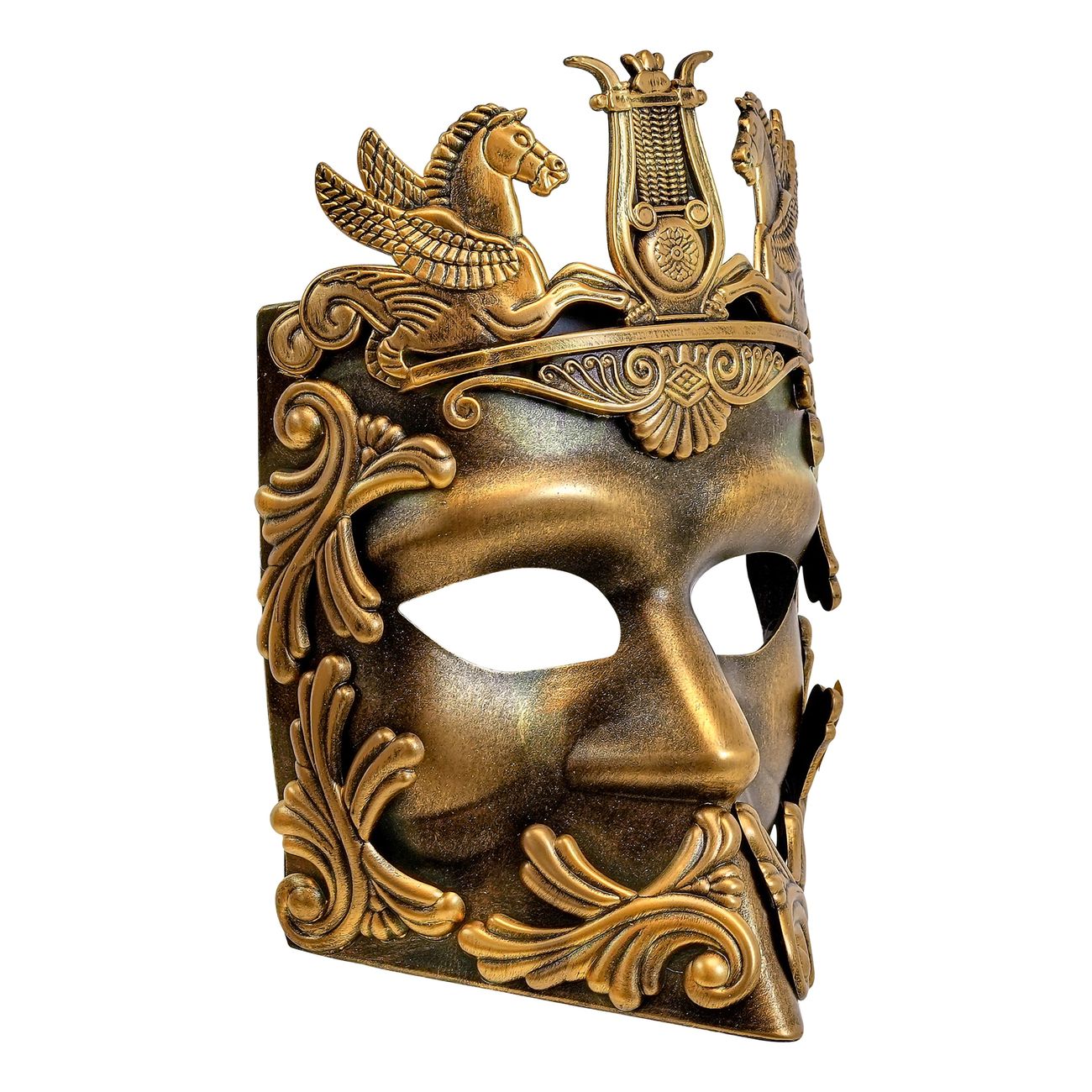 Grekisk Mask Guld