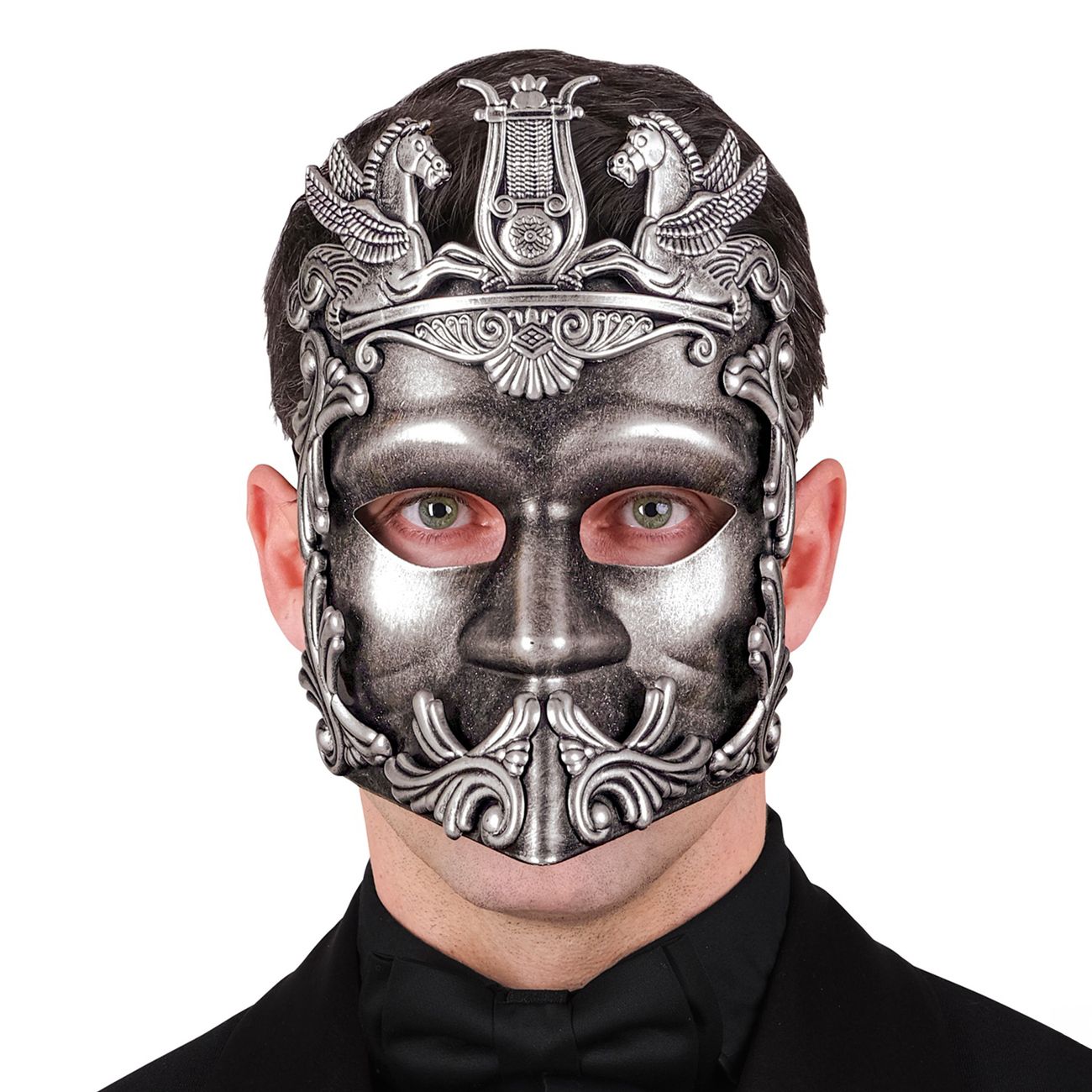 Grekisk Mask Silver