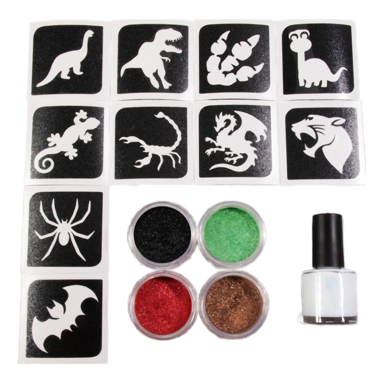 grimas-sparkling-powder-tatueringsset-dino-104259-1