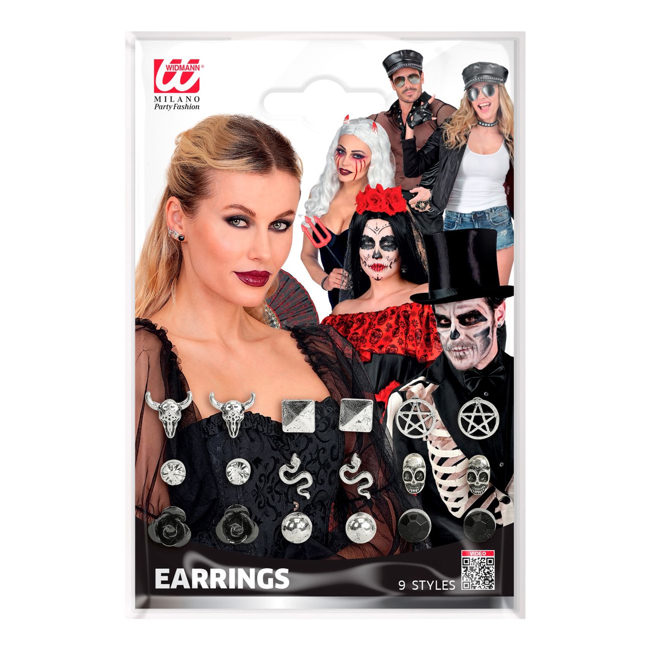Halloween Örhängen Små Set