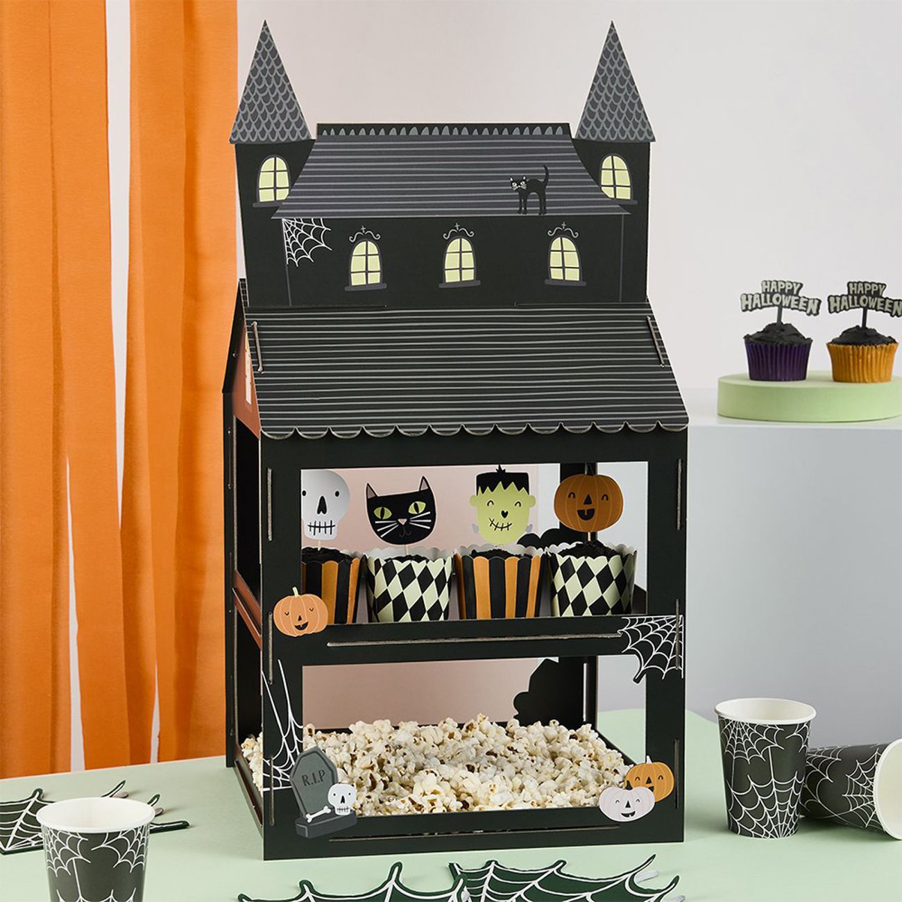 Halloweenhus Serveringställ