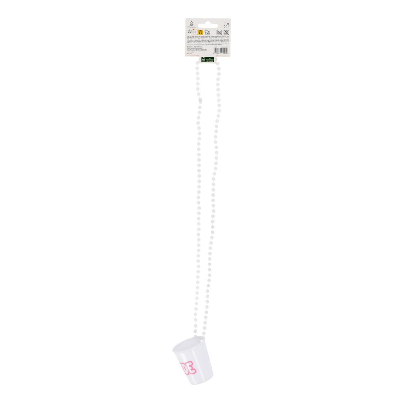 Halsband med Shotglas Bride