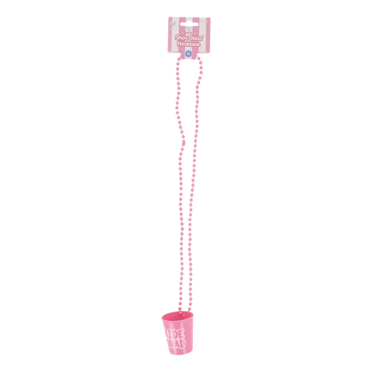 Halsband med Shotglas Bride Squad