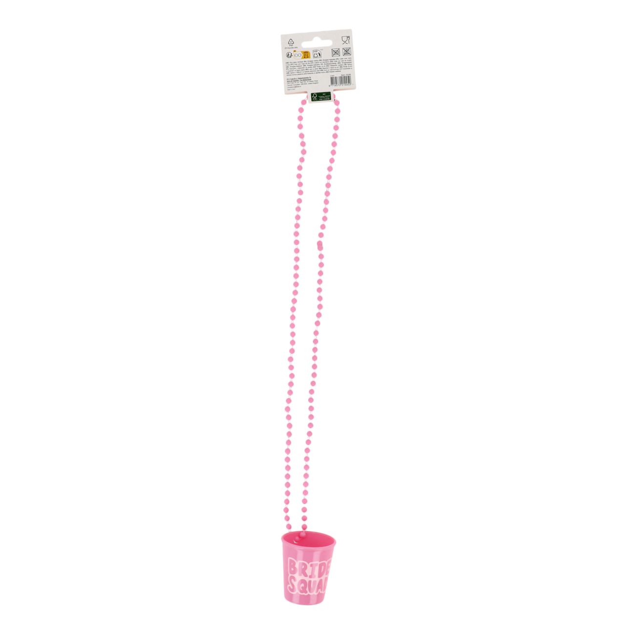 Halsband med Shotglas Bride Squad