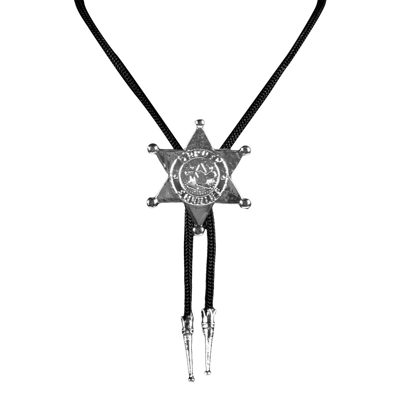 Halsband Sheriffstjärna Silver