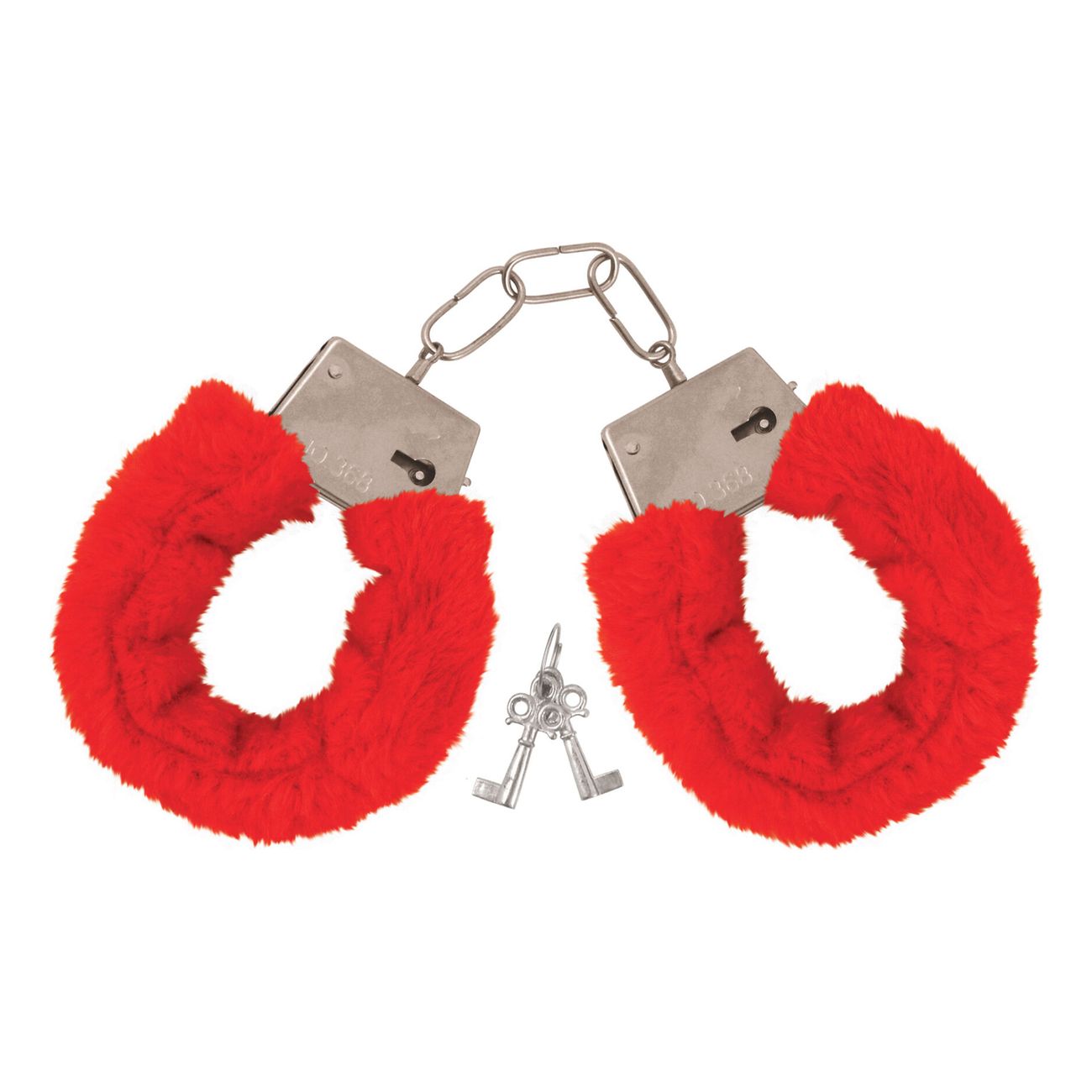 Handbojor med Fluff Röd