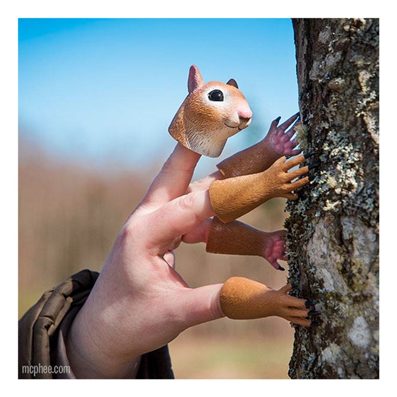 Handisquirrel - Squirrel Finger Puppet – Archie McPhee