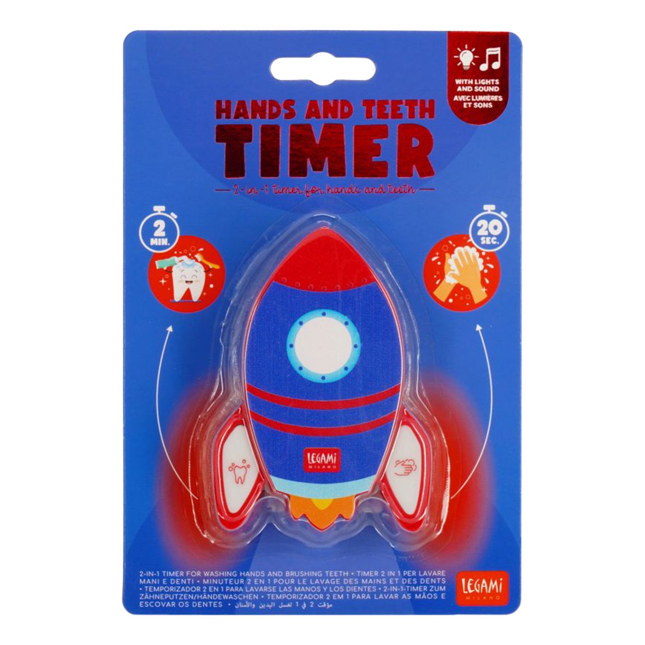 Hands and Teeth Timer Space