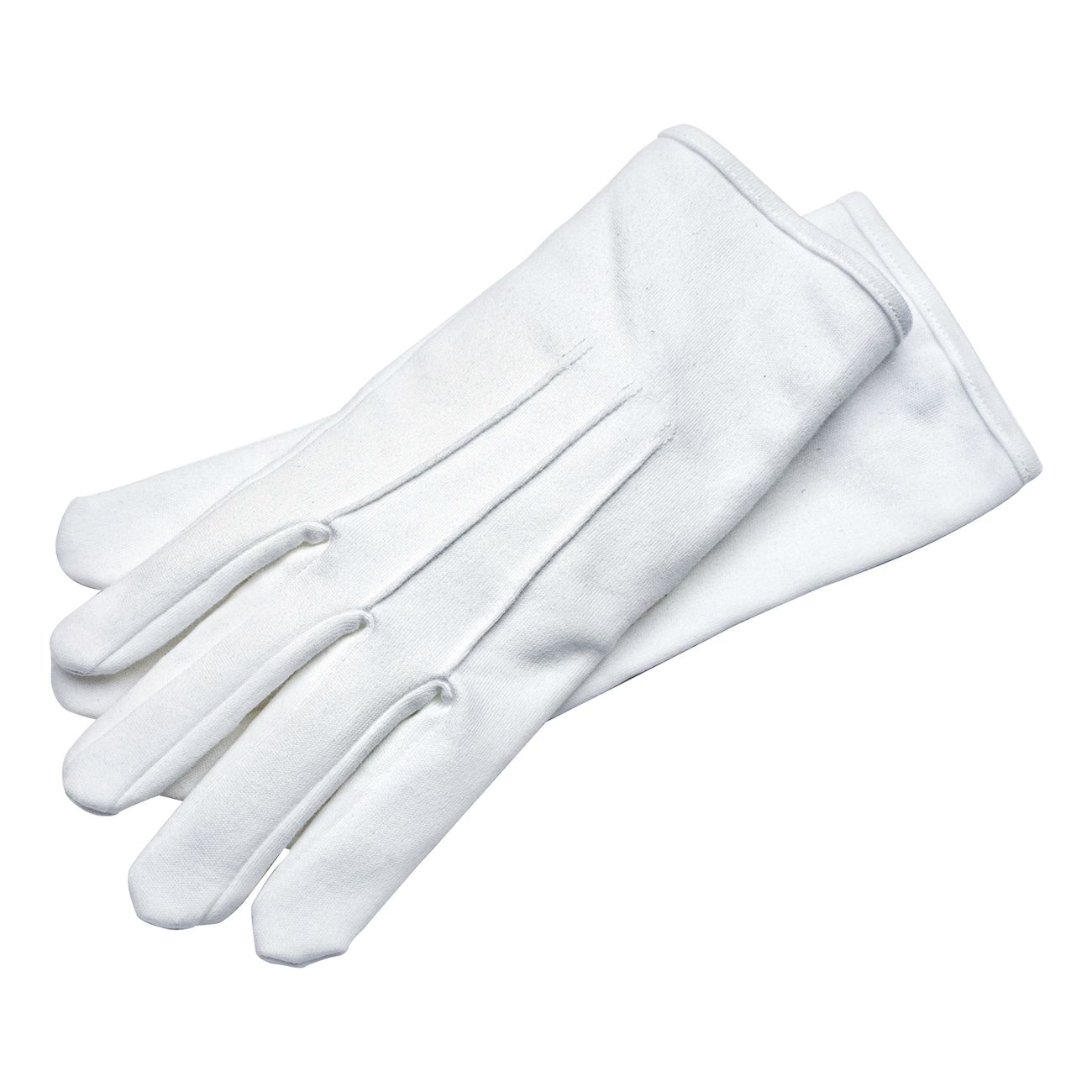 Handskar Vita Ribbade Deluxe