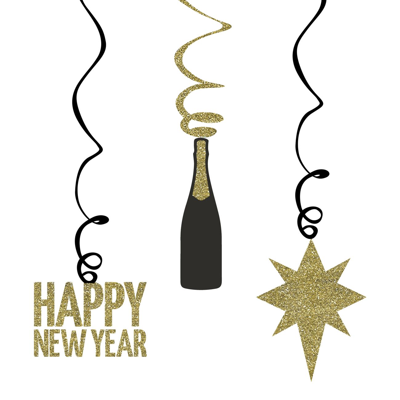 Hängande Dekoration Happy New Year