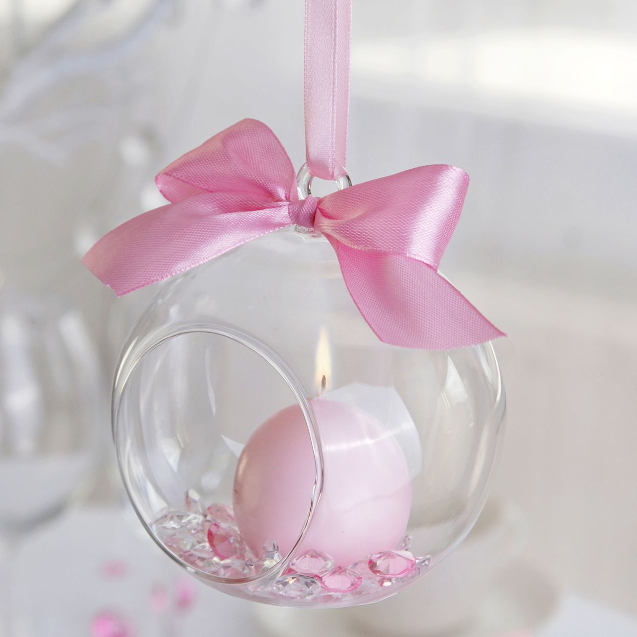 Hängande Ljuslyktor Glasboll
