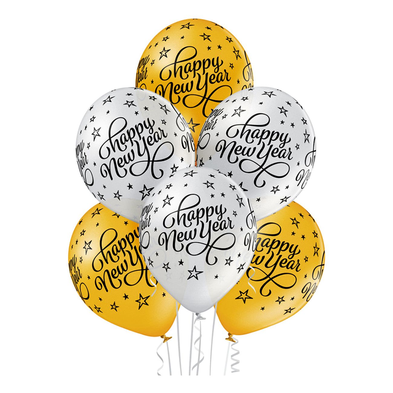 happy-new-year-guldsilver-metallic-ballonger-1