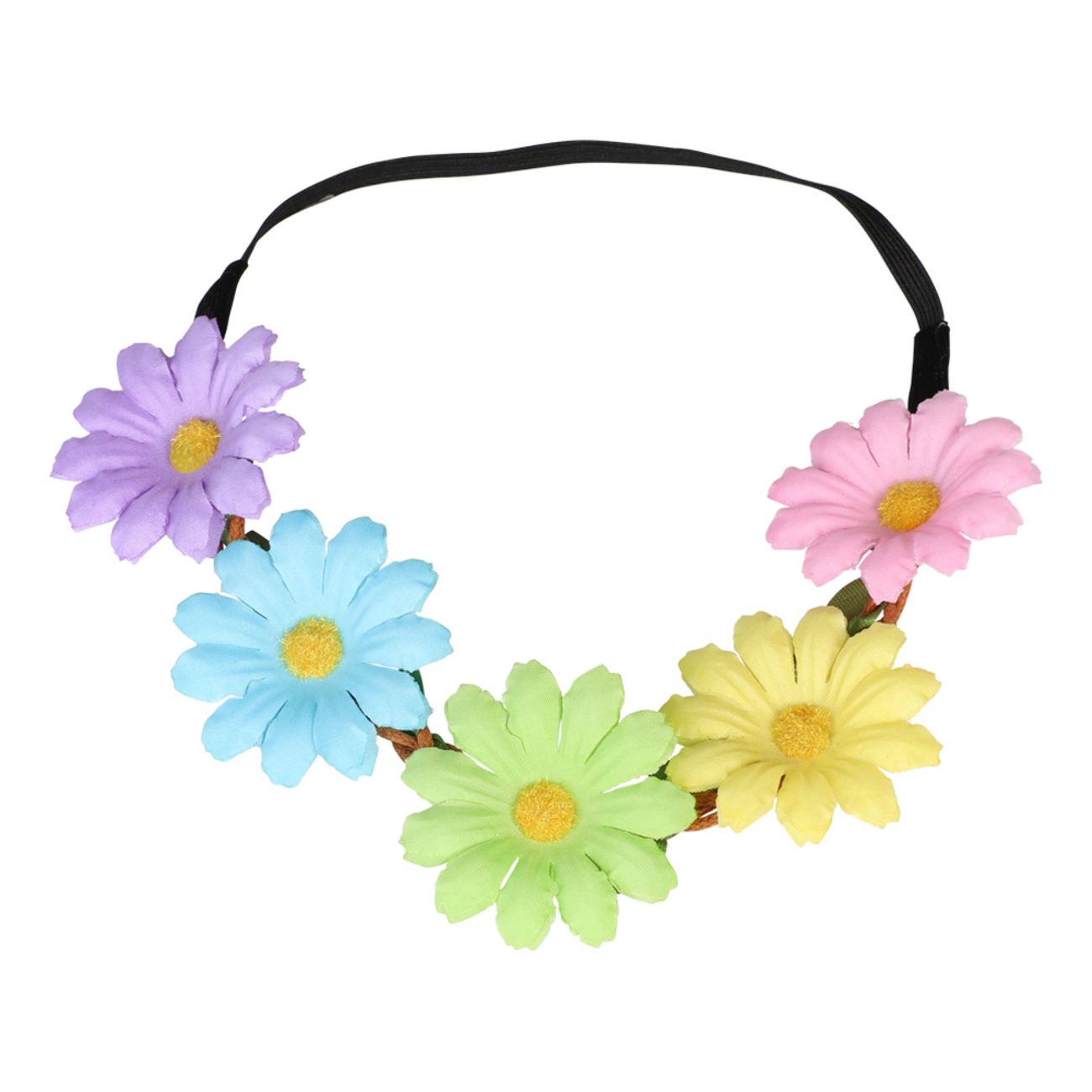 Hårband Blommor Pastell