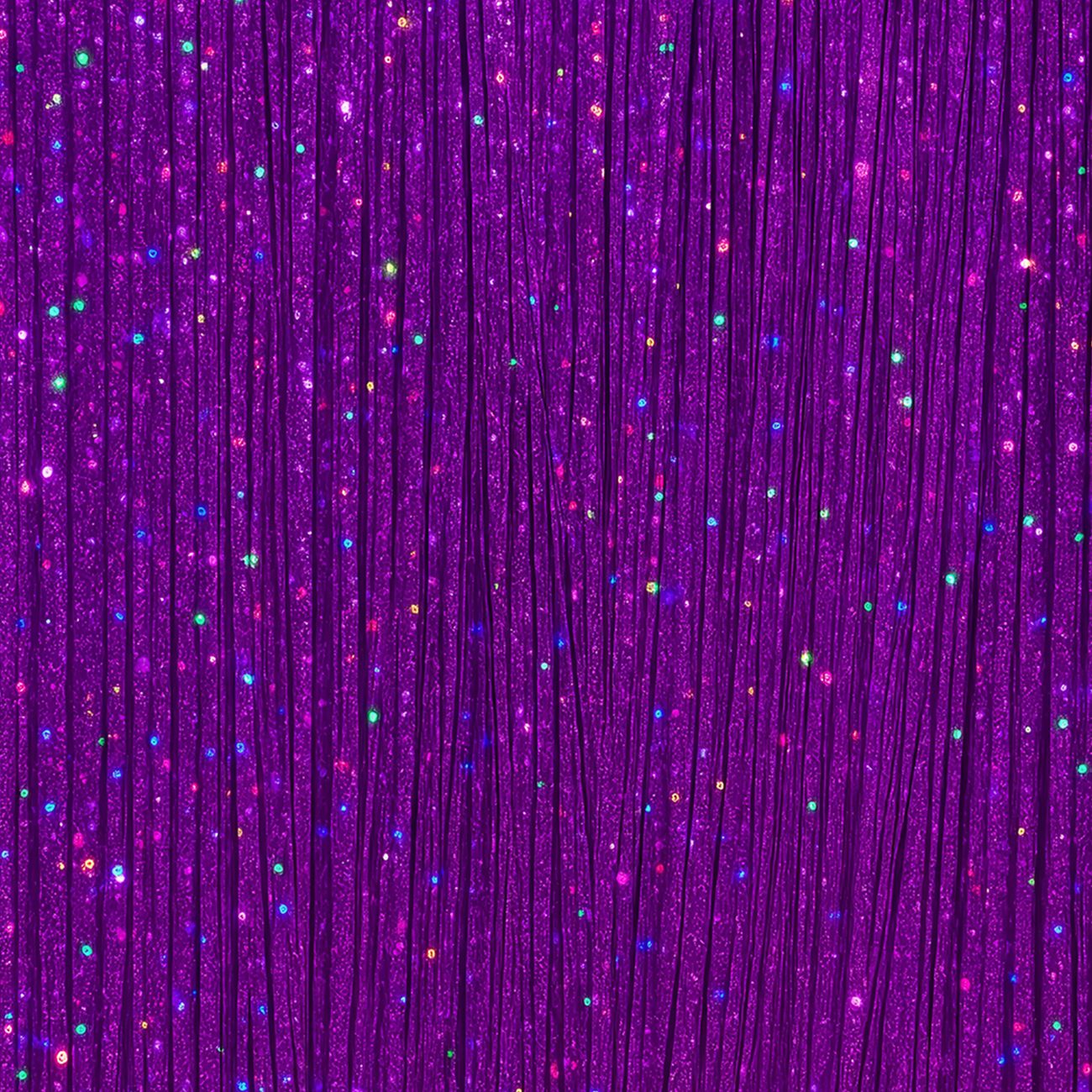 Hårförlängning Glitter Lila