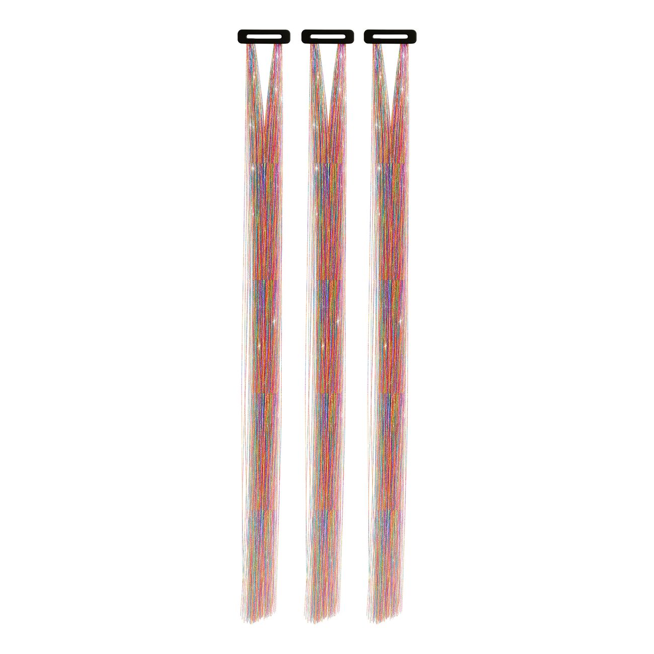 Hårförlängning Glitter Multi