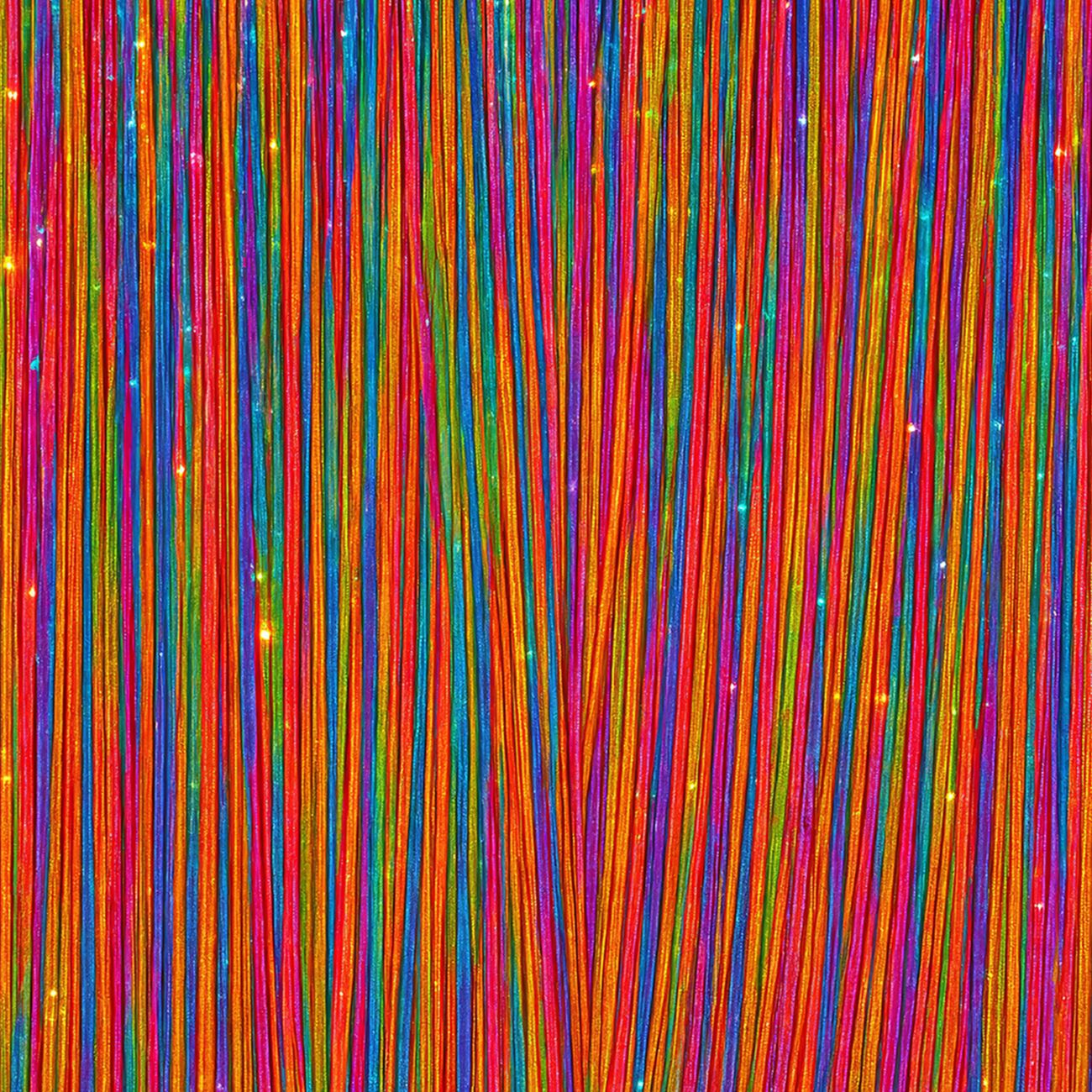 Hårförlängning Glitter Multi