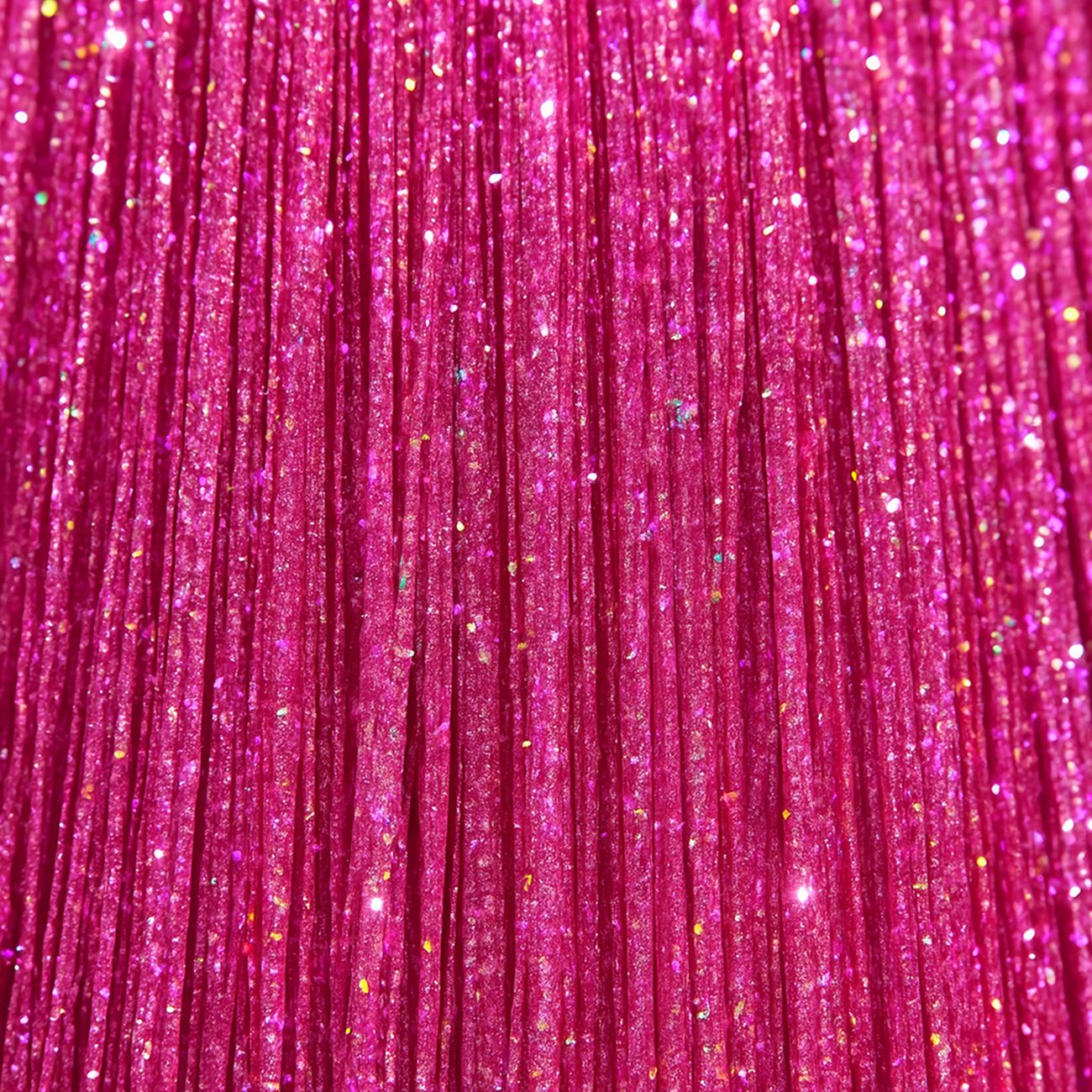 Hårförlängning Glitter Rosa
