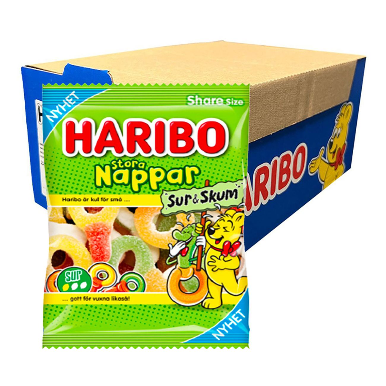Haribo Stora Sura Nappar Storpack