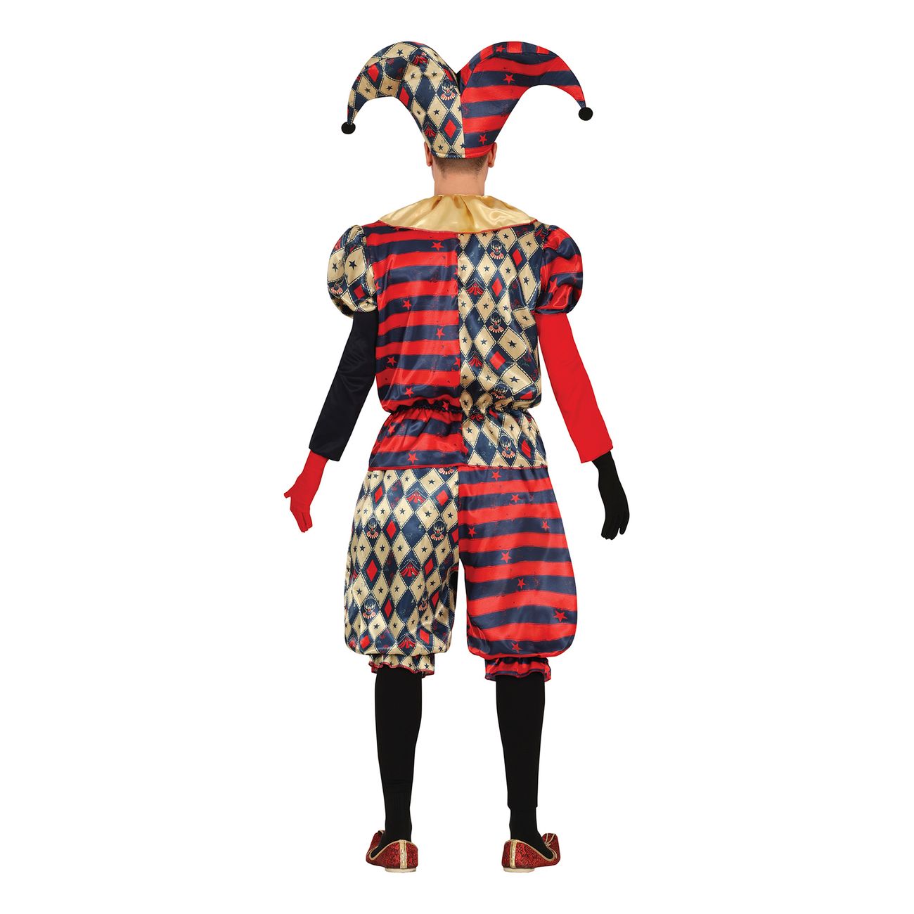 Harlekin Gøgler Kostume