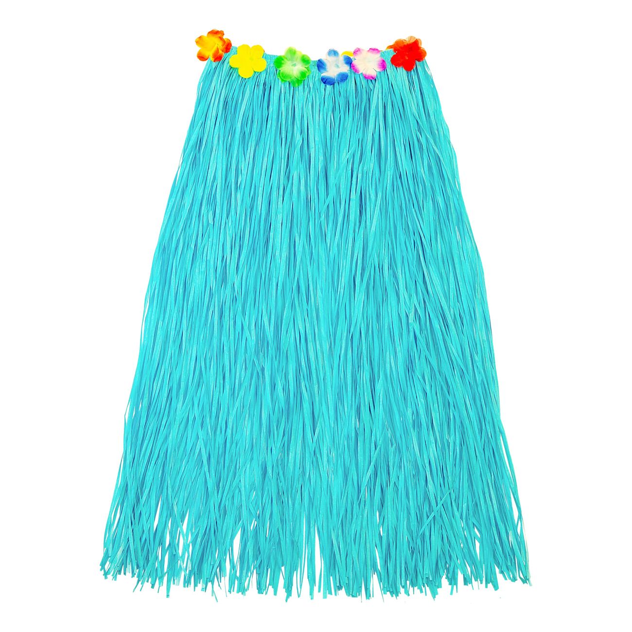 Hawaiikjol med Blommor Blå