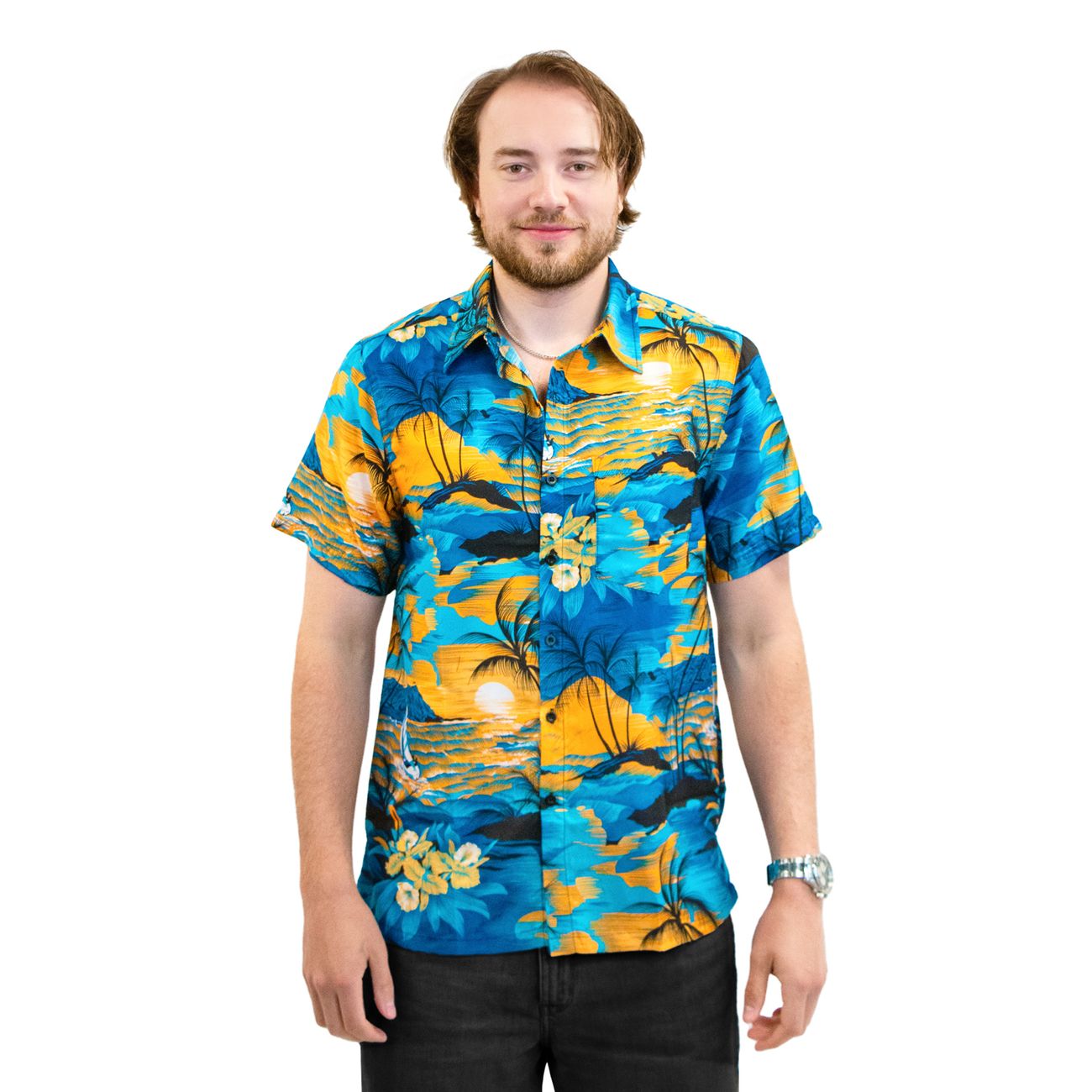 hawaiiskjorta-herr-ocean-blue-108273-3