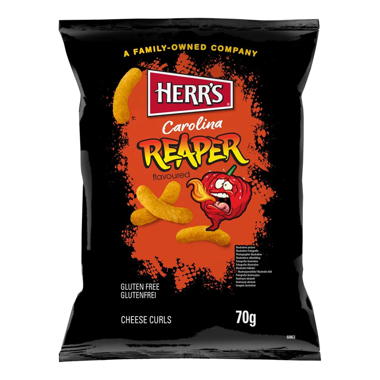 Herr's Carolina Reaper Cheese Curls