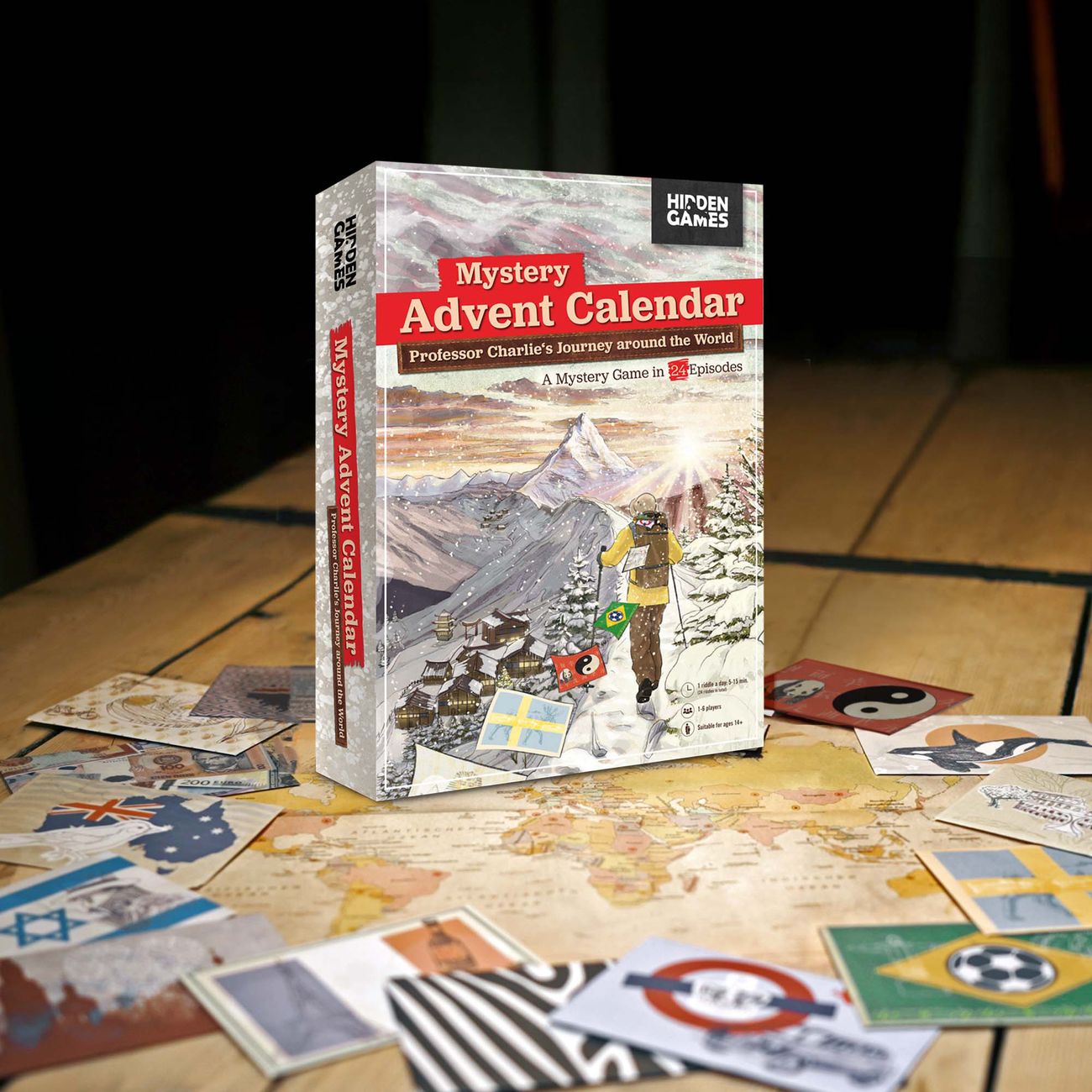 Hidden Games Adventskalender – Professor Charlies World Tour