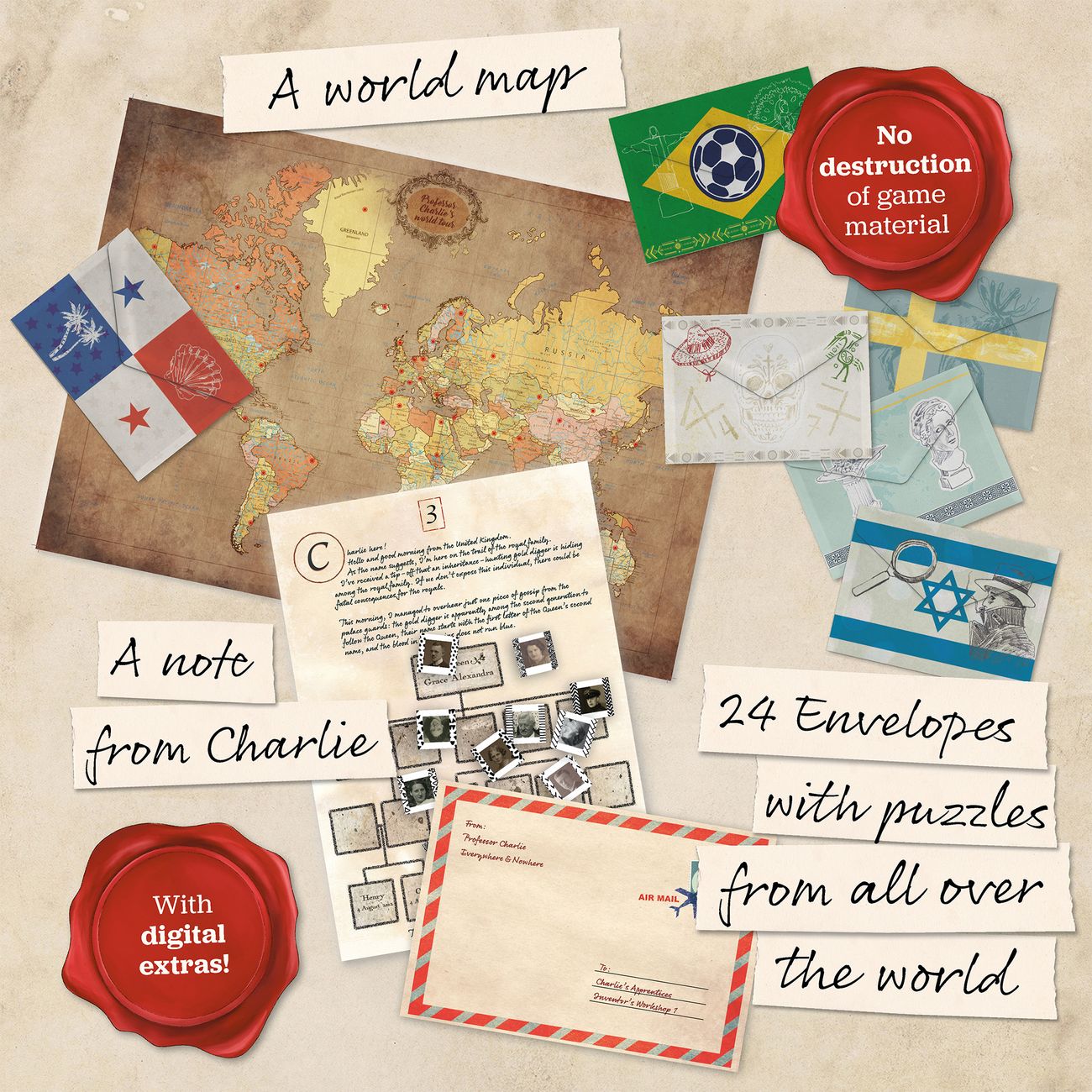 Hidden Games Adventskalender – Professor Charlies World Tour
