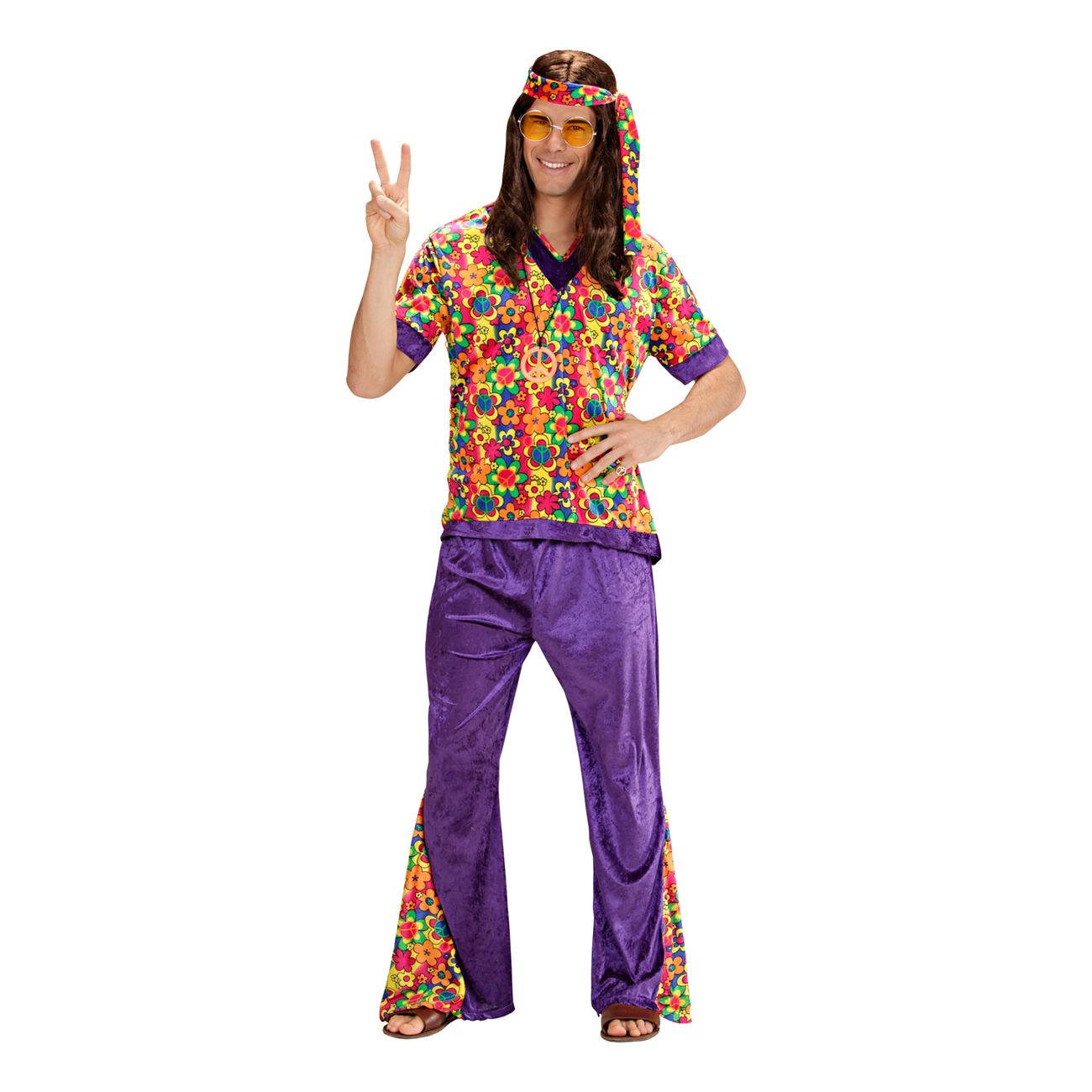 hippie-dude-lila-maskeraddrakt-88186-1