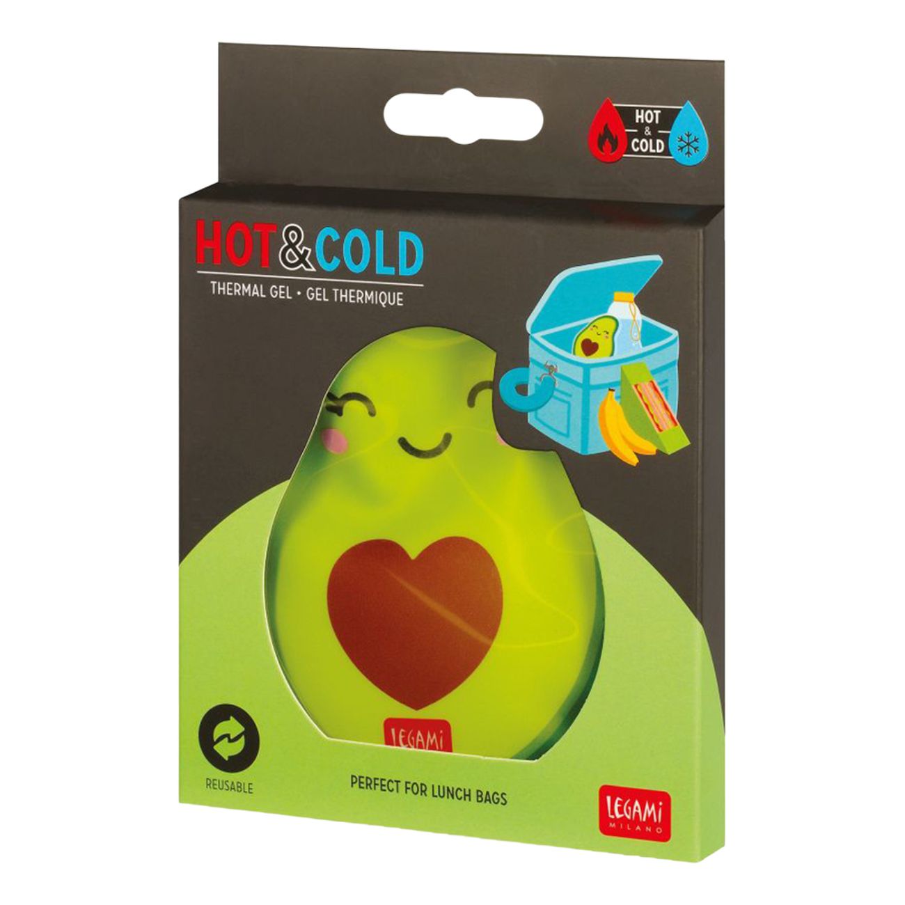 Hot & Cold Pack för Mat Avocado