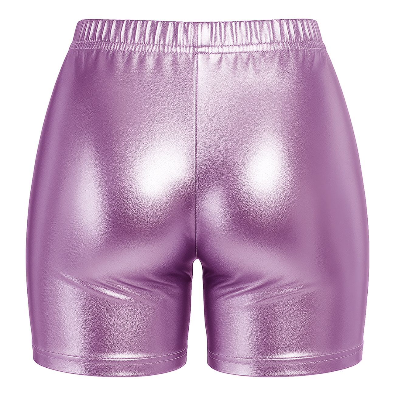 Hotpants Ljusrosa Metallic