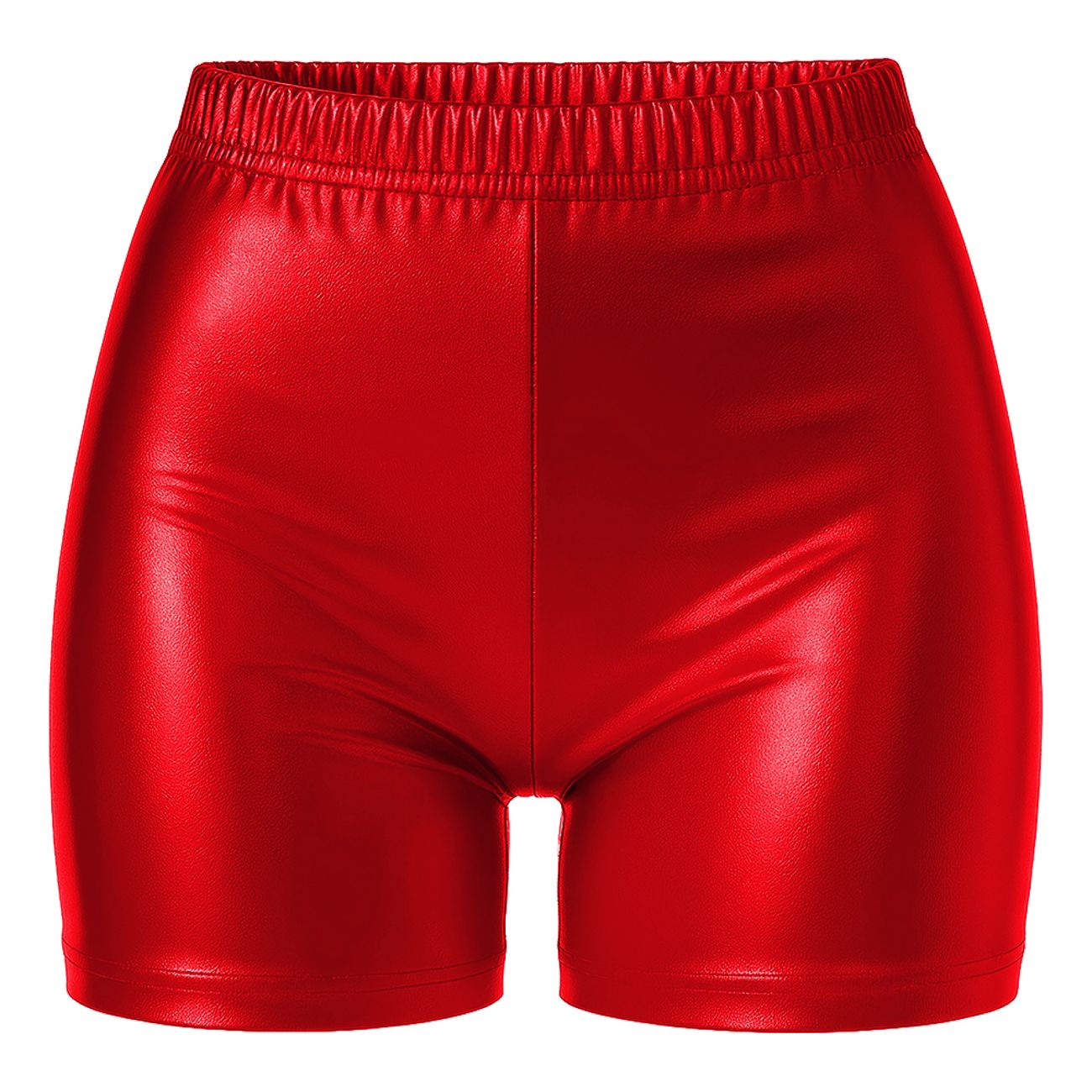 Hotpants Röd Metallic