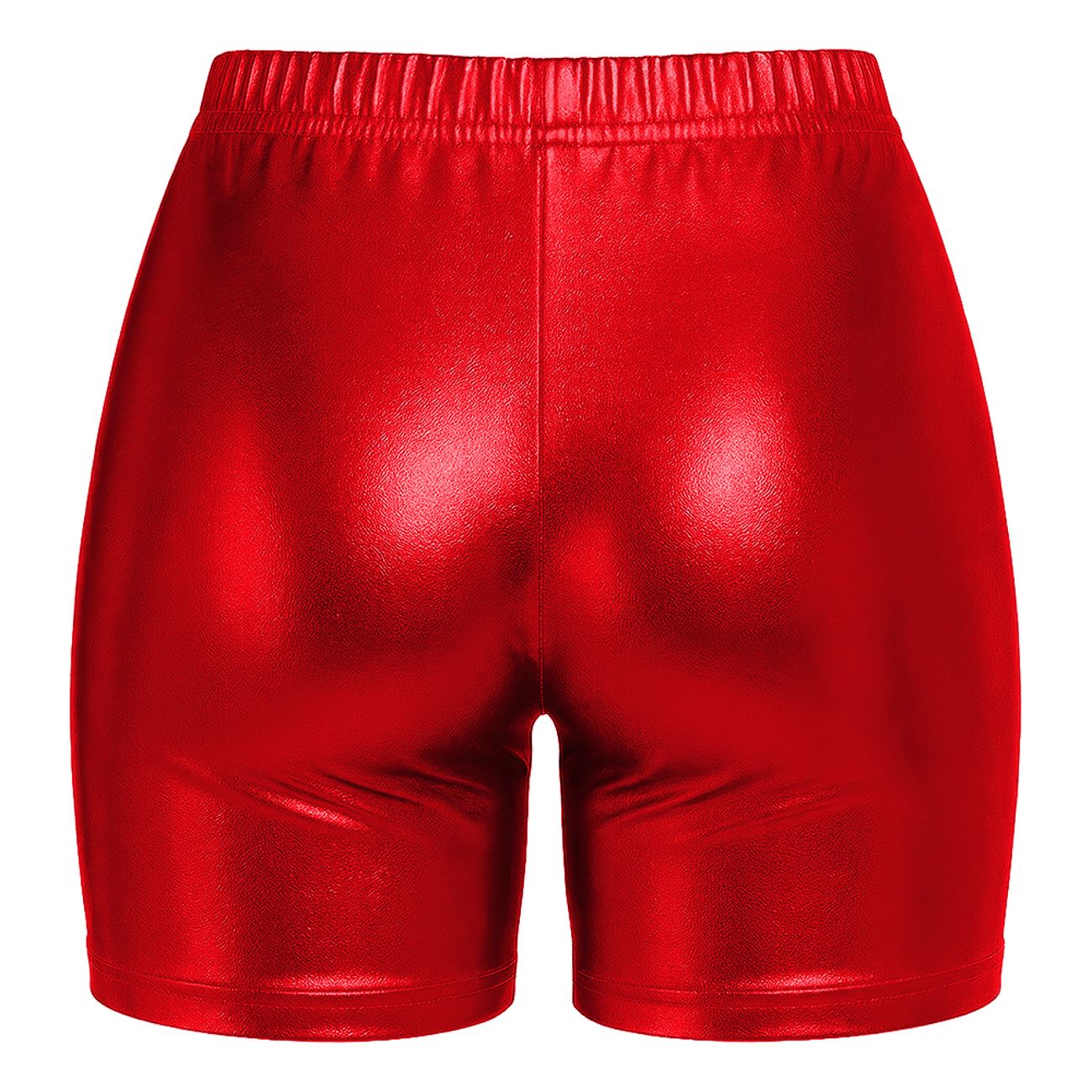 Hotpants Röd Metallic