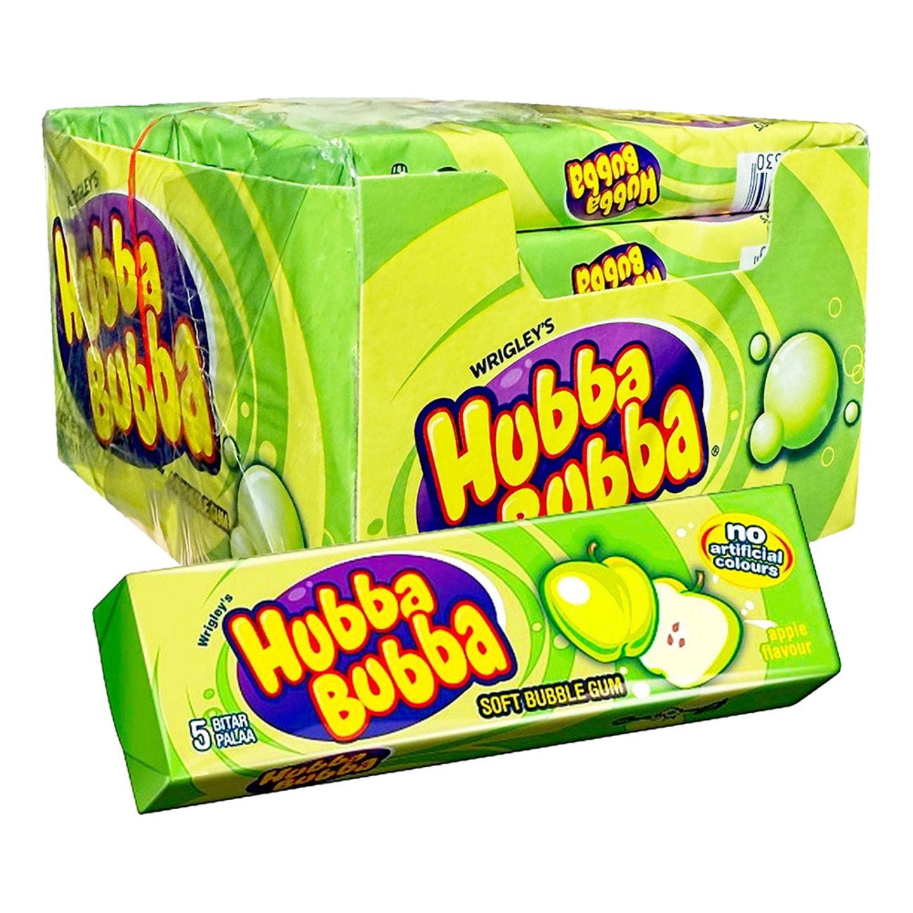 Hubba Bubba Eple Storpakning