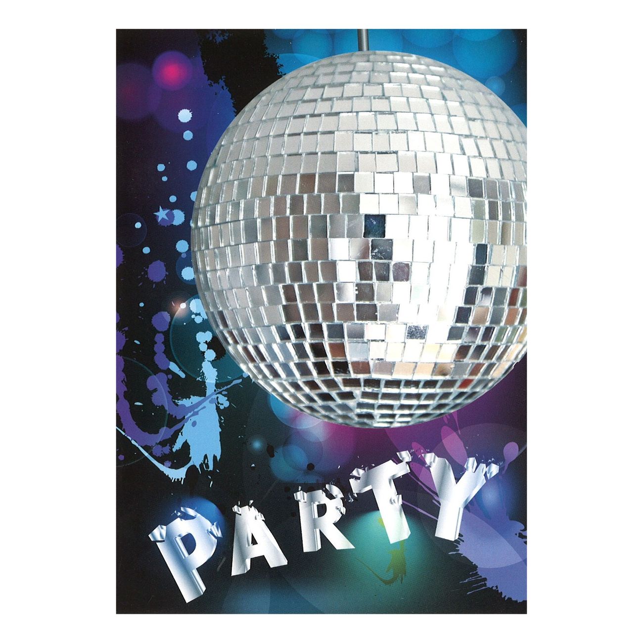 Inbjudningskort Discokula