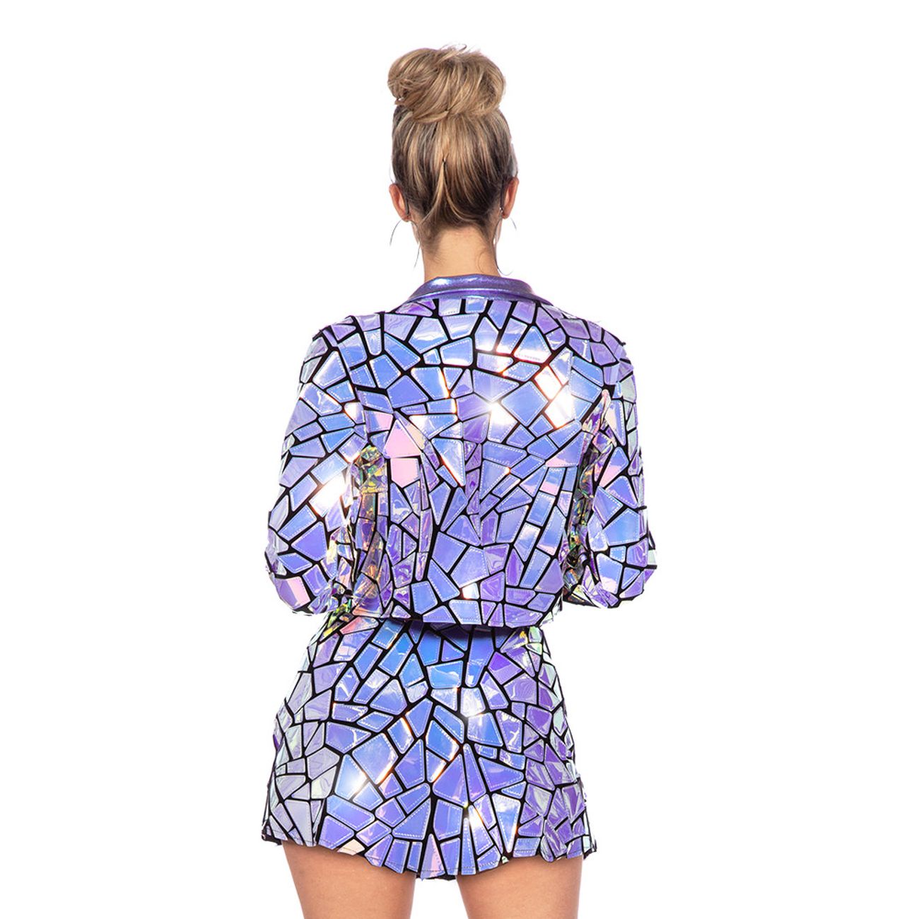 Jacka med Kjol Holografisk