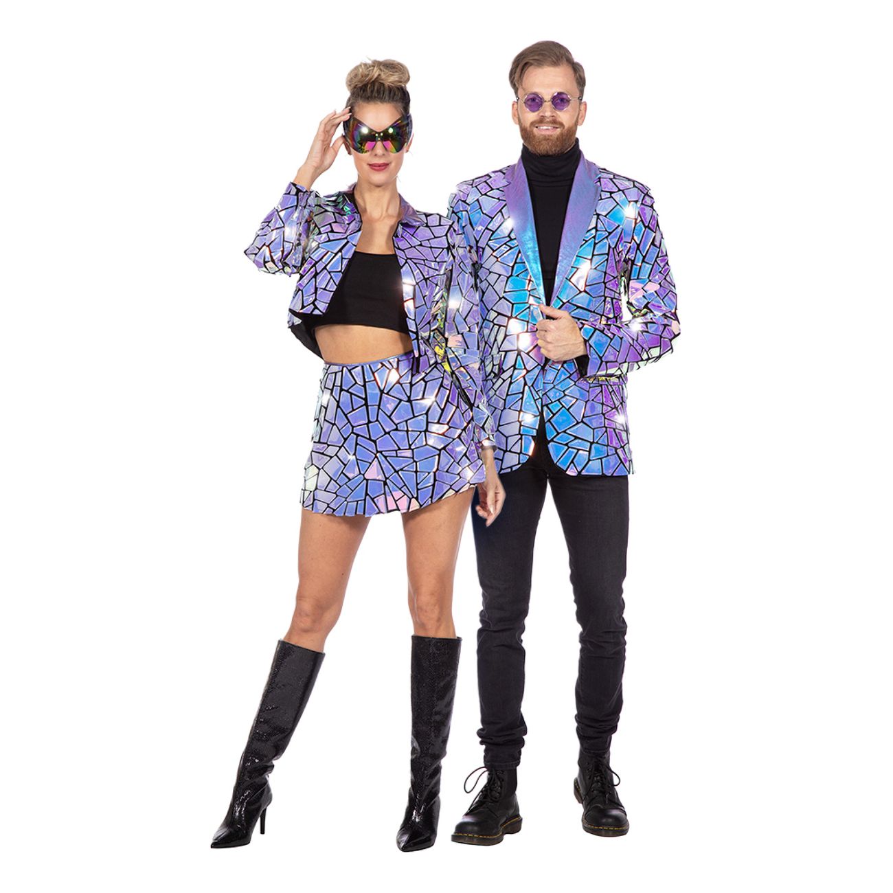 Jacka med Kjol Holografisk