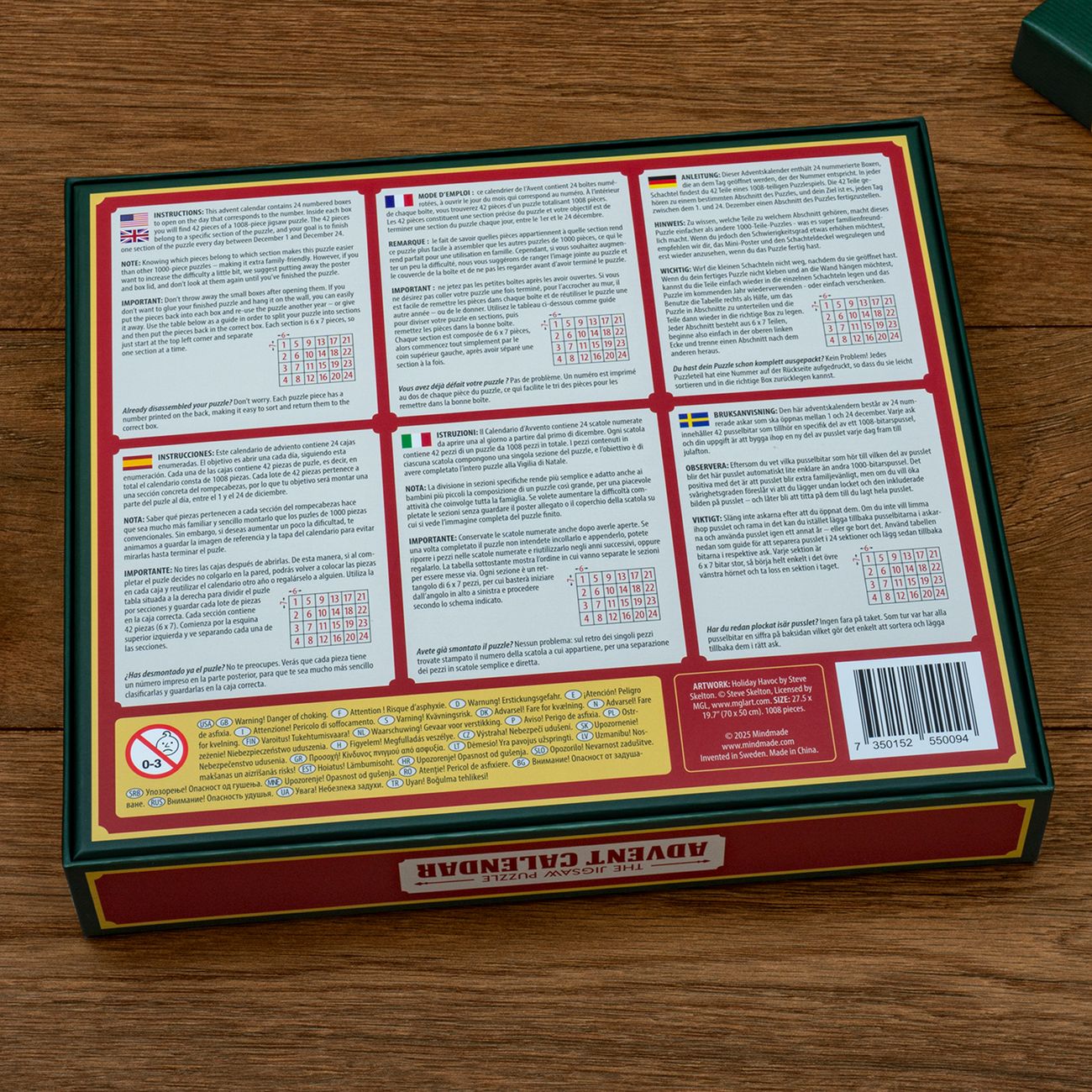 Jigsaw Pussel Adventskalender