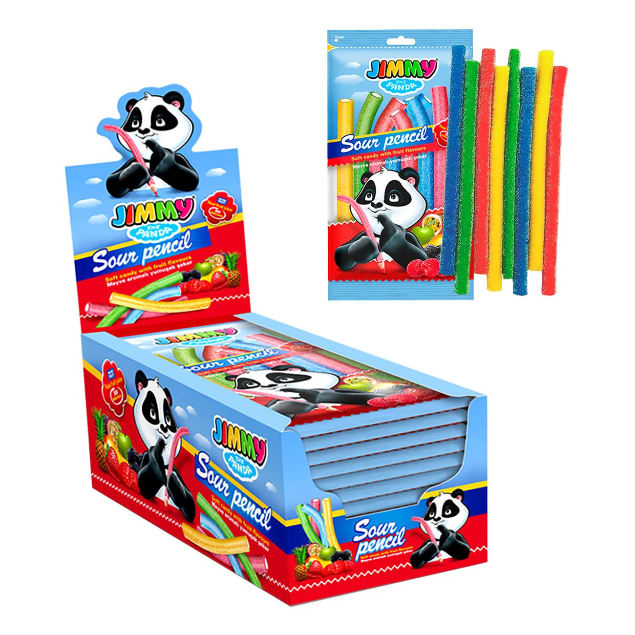 Jimmy the Panda Sour Pencil Storpack