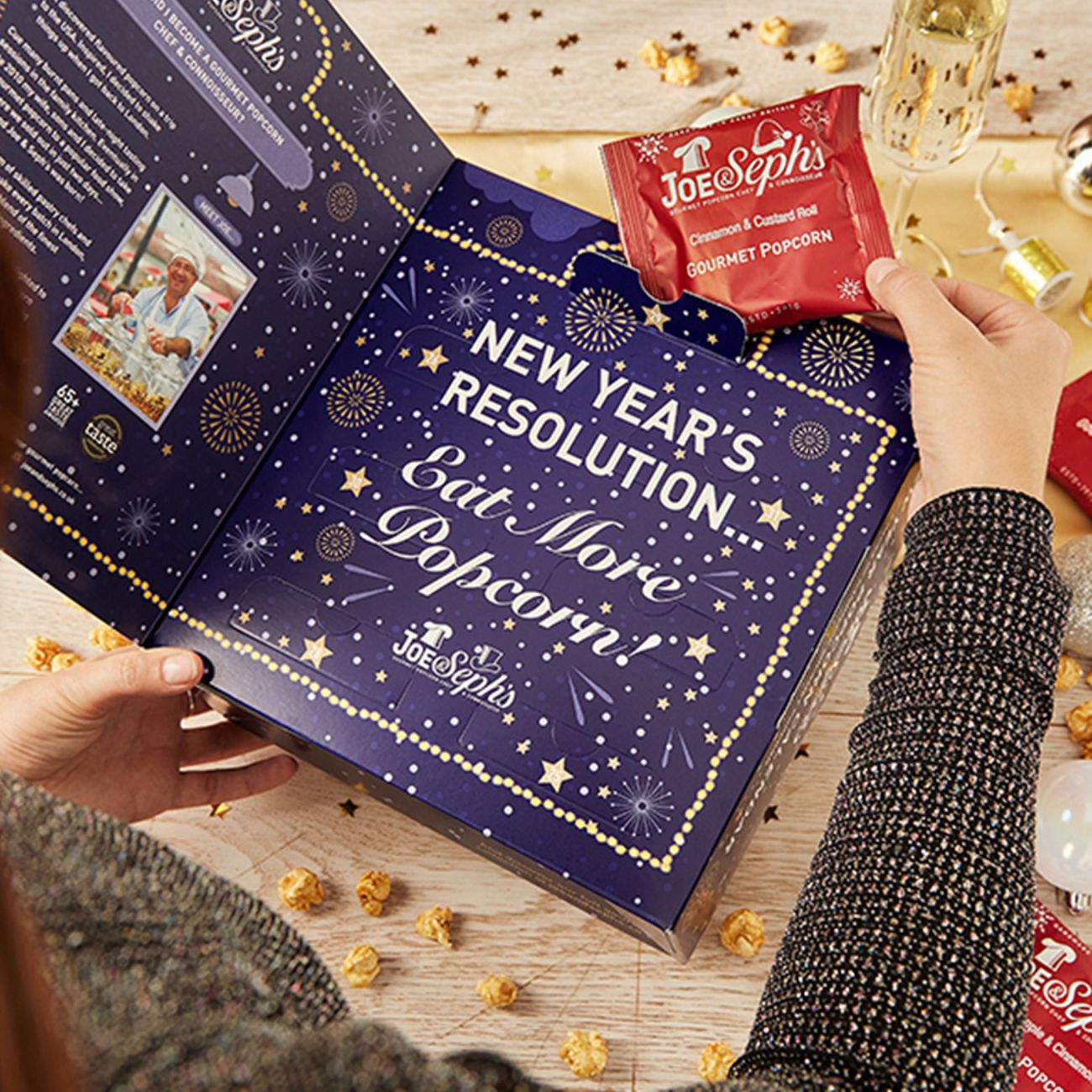 Joe & Seph's Happy New Year Popcorn Adventskalender