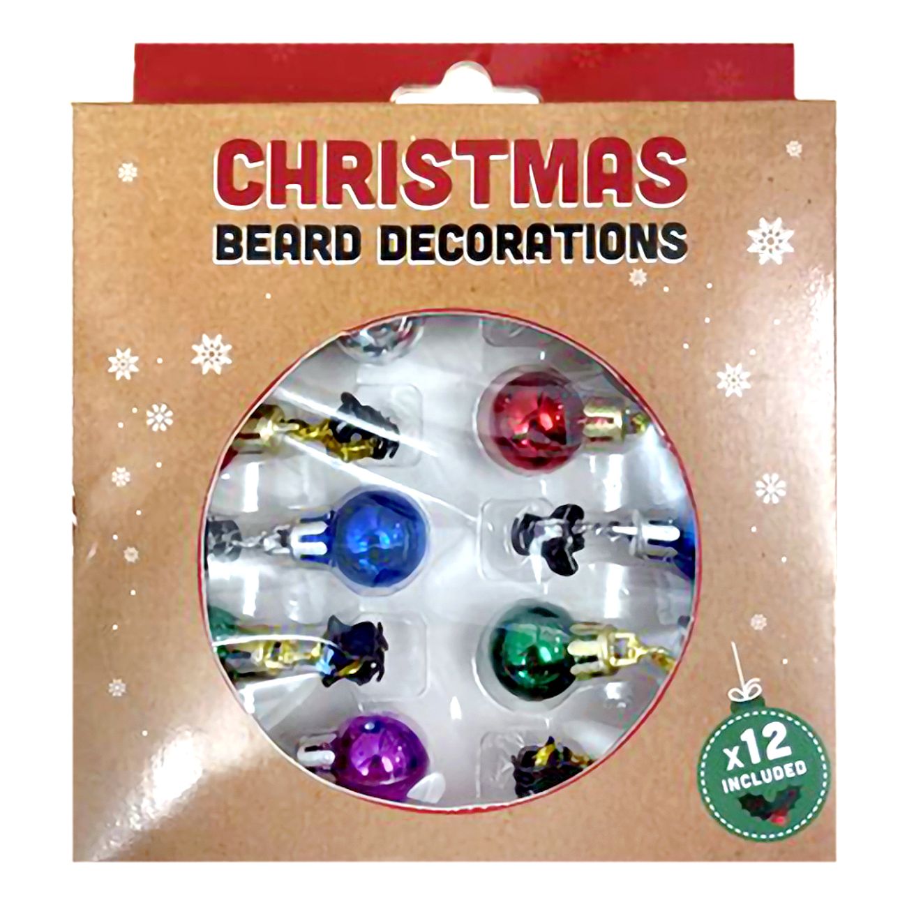 Julgranskulor för Skägg