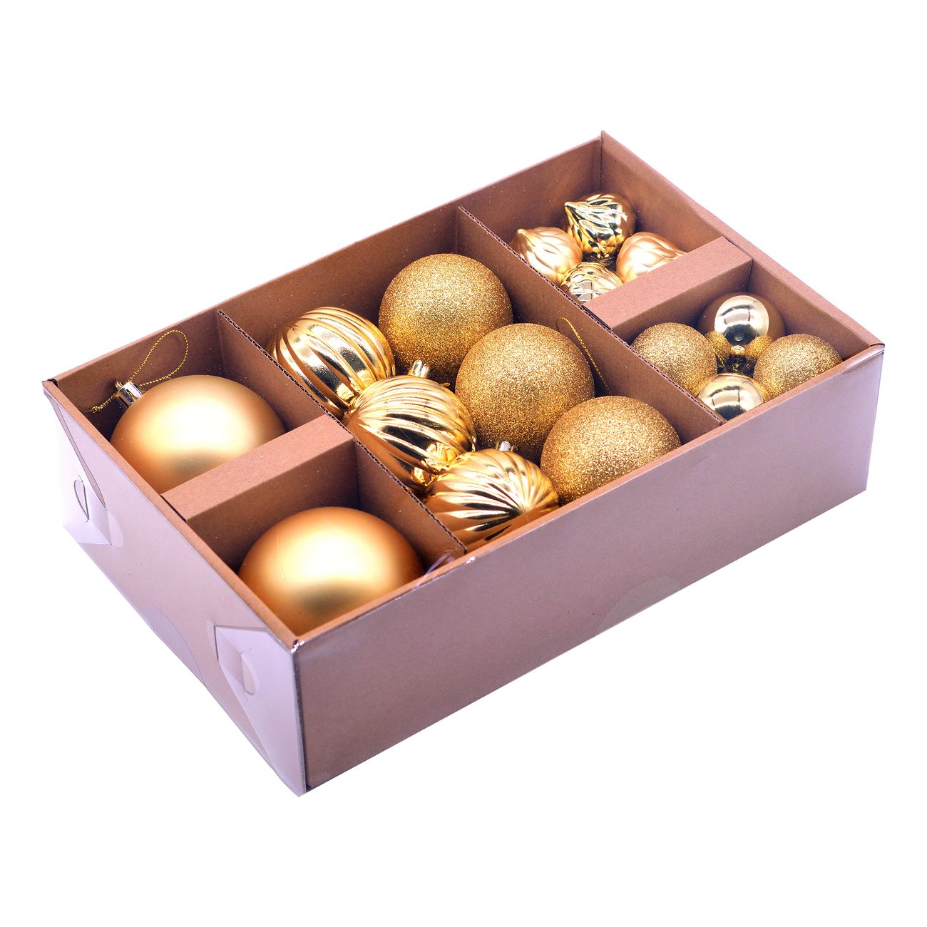 Julgranskulor Guld Mix