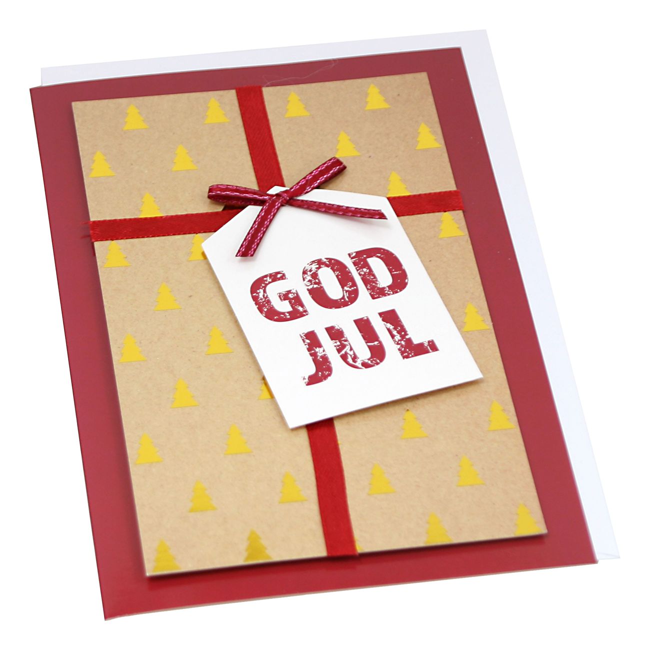 Julkort God Jul med Kuvert
