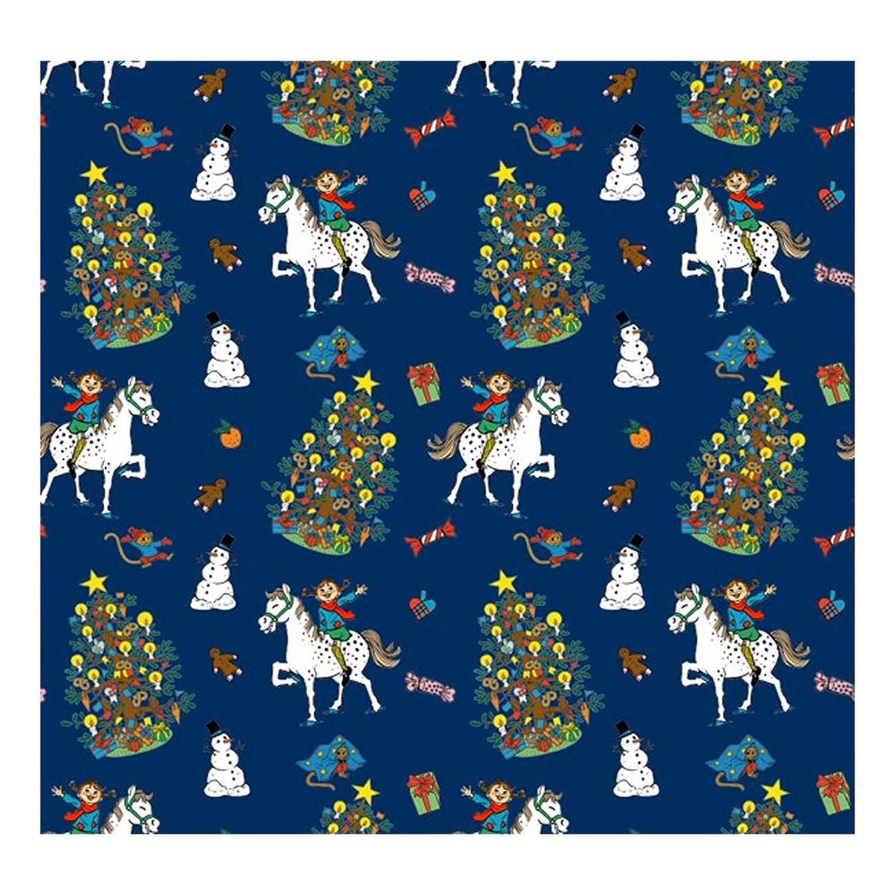 Julegavepapir Pippi Langstrømpe