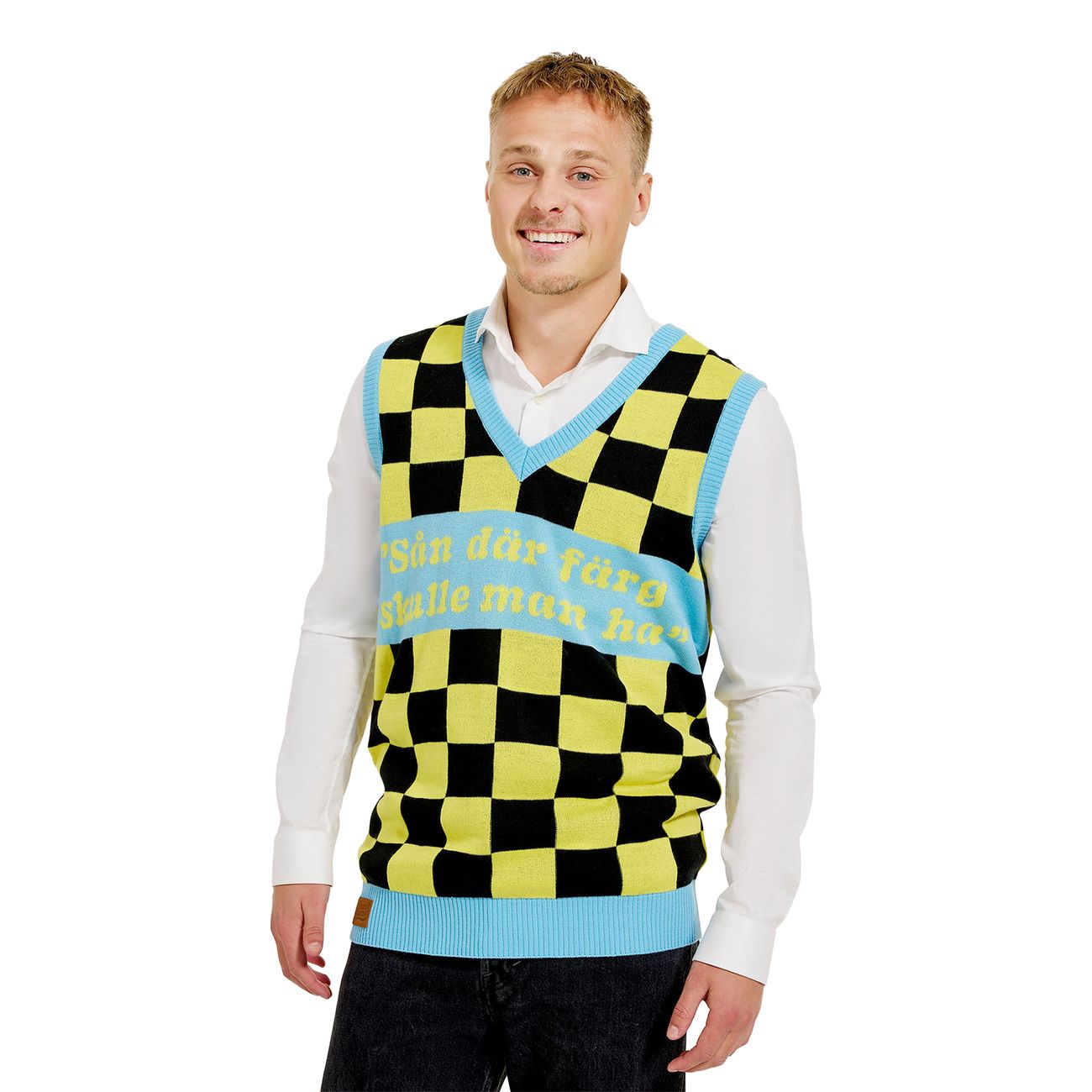 Julväst Sån Där Färg Skulle Man Ha